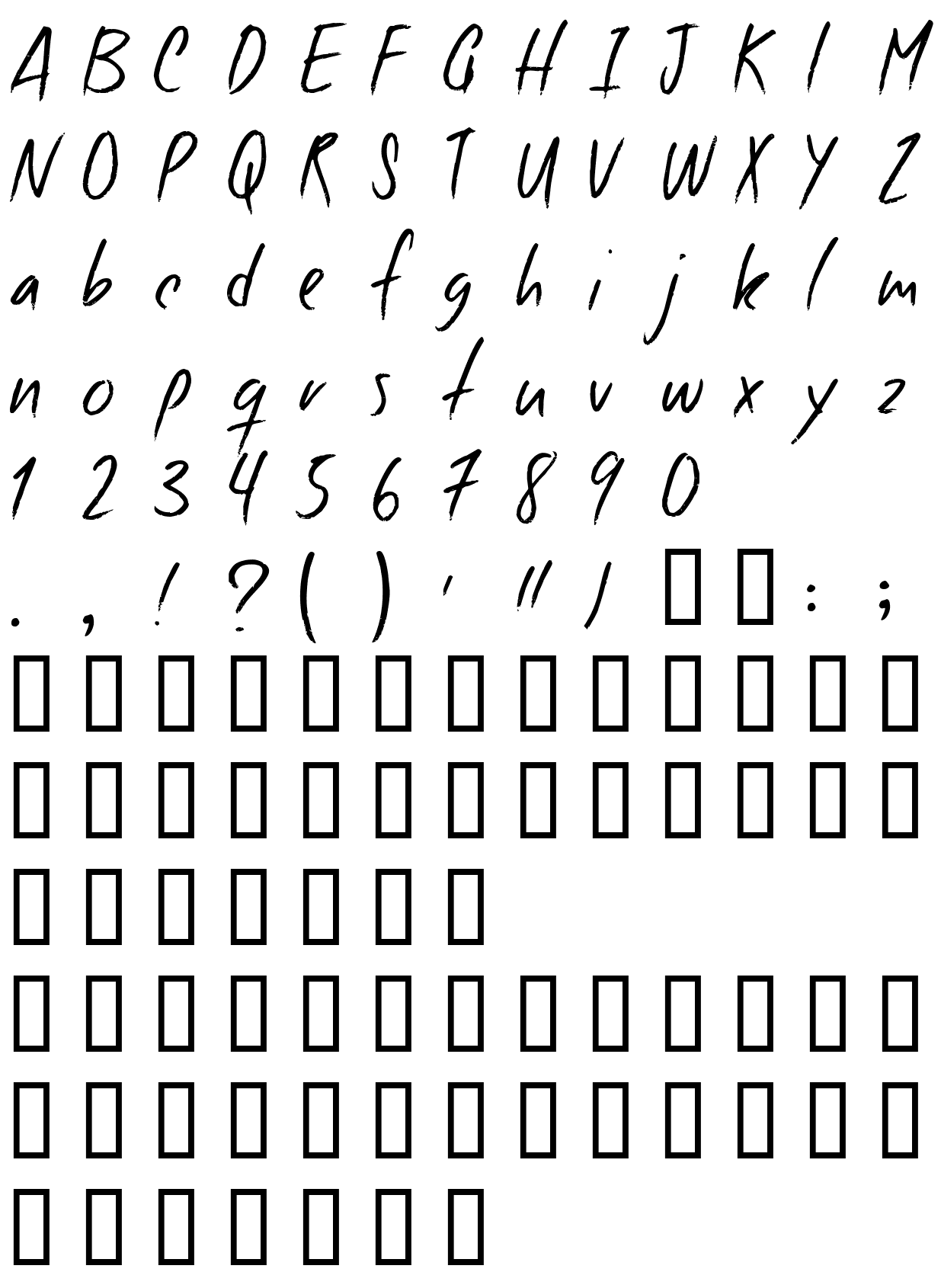 Шрифт Good Foot