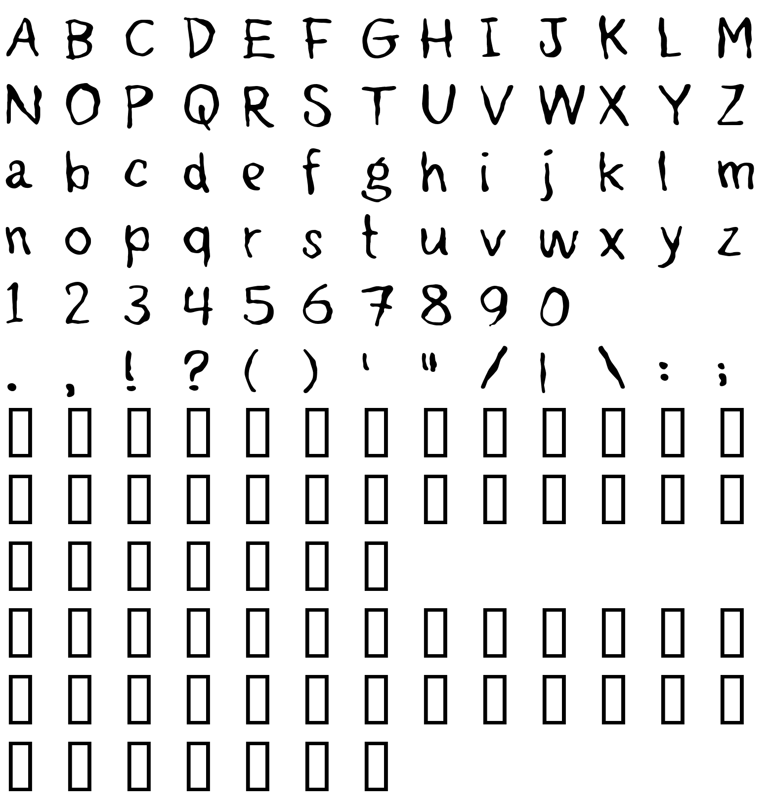 Шрифт Talk to the hand