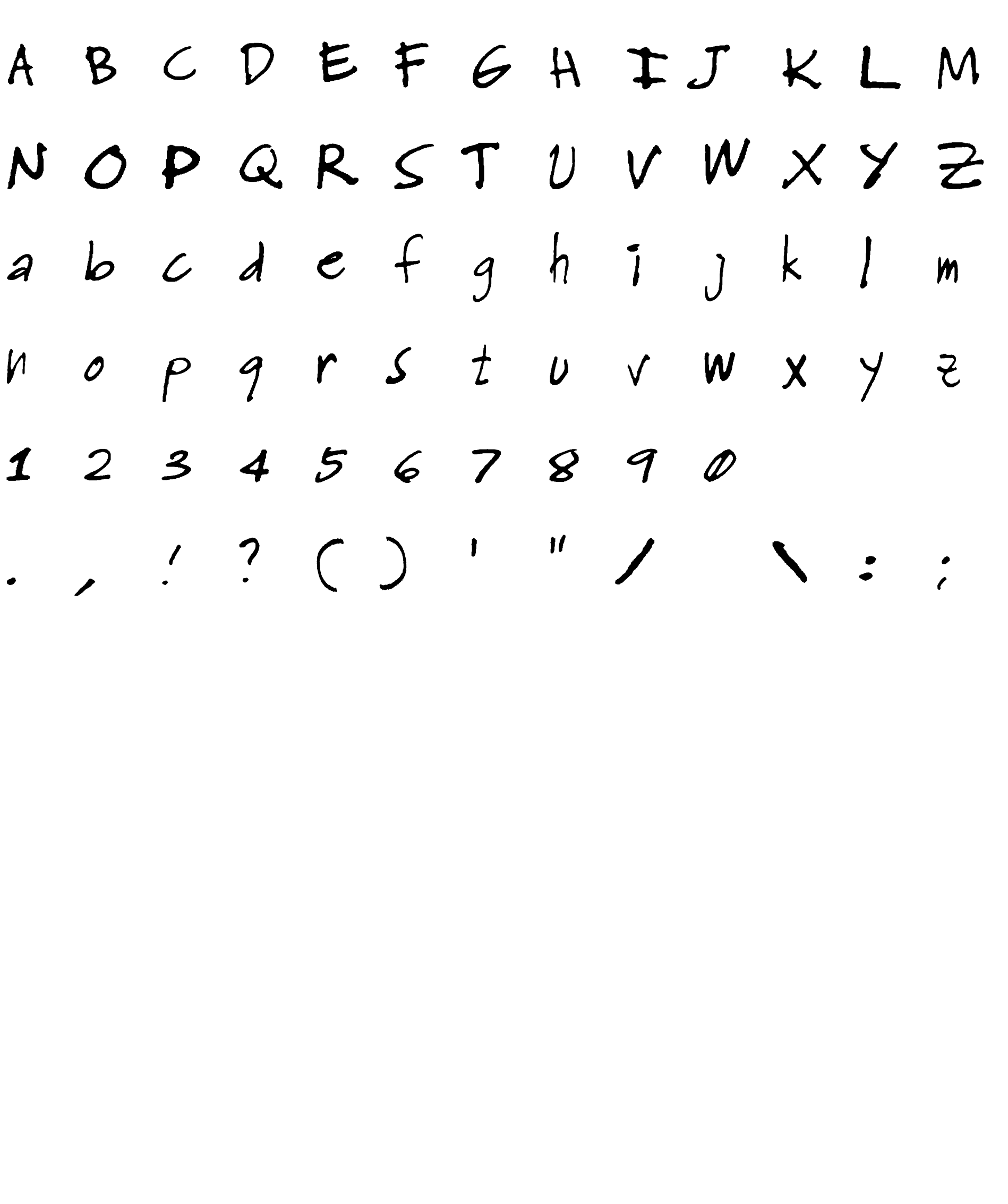 Шрифт James Tan Dinawanao