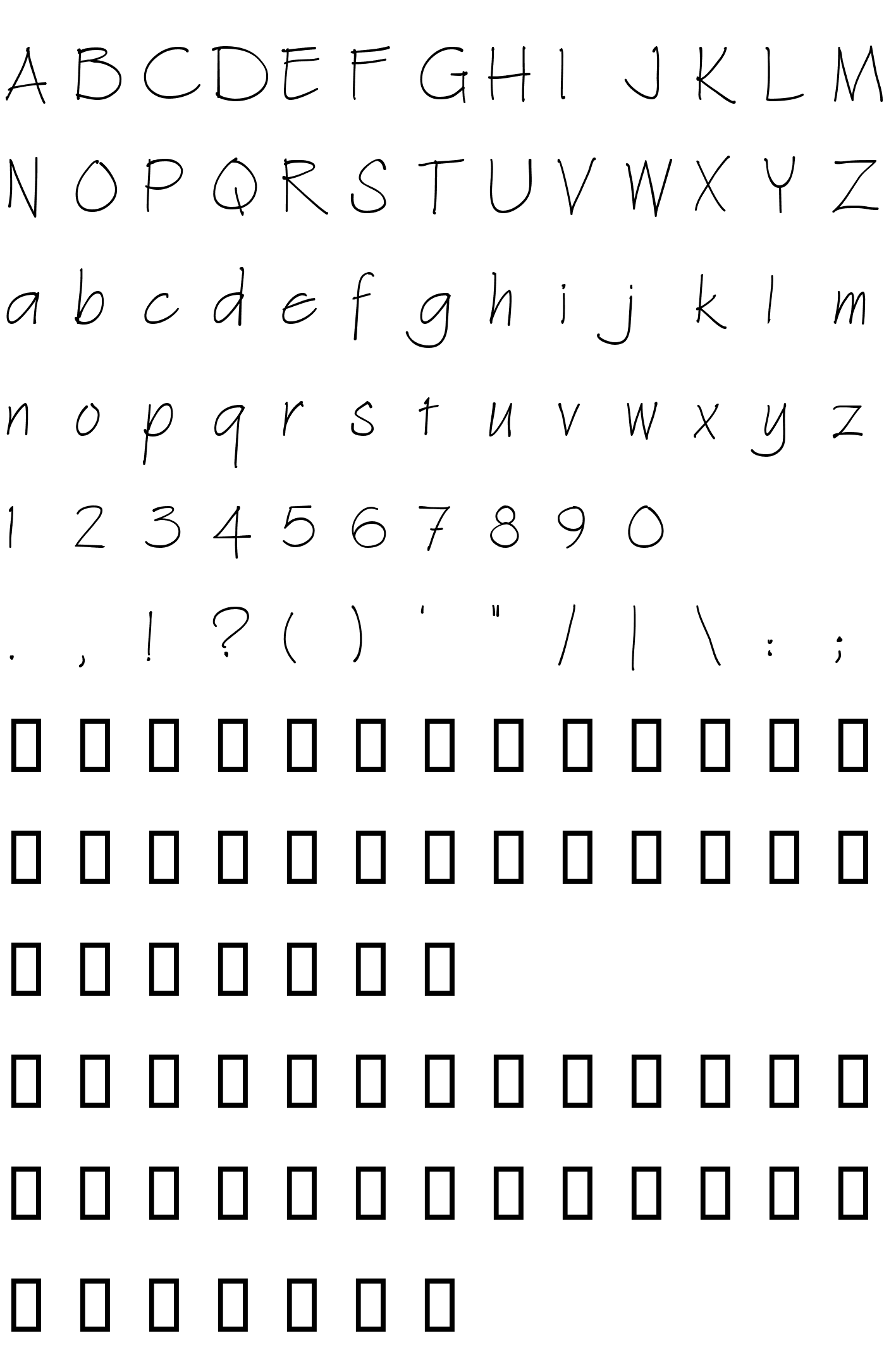 Шрифт Architext