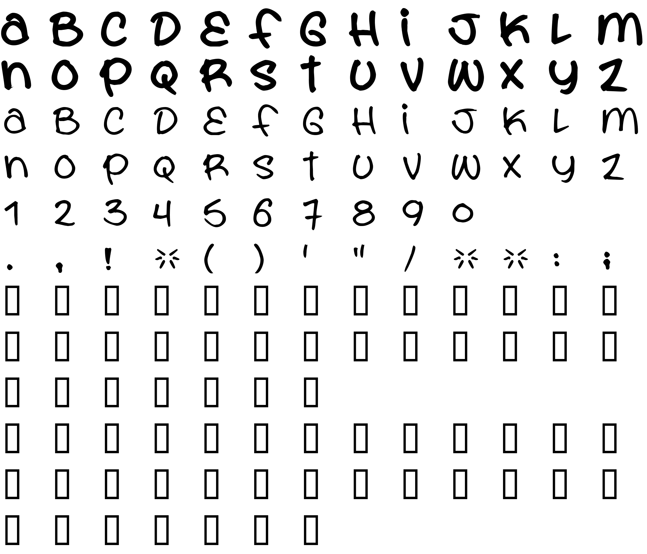 Шрифт You are what you eat