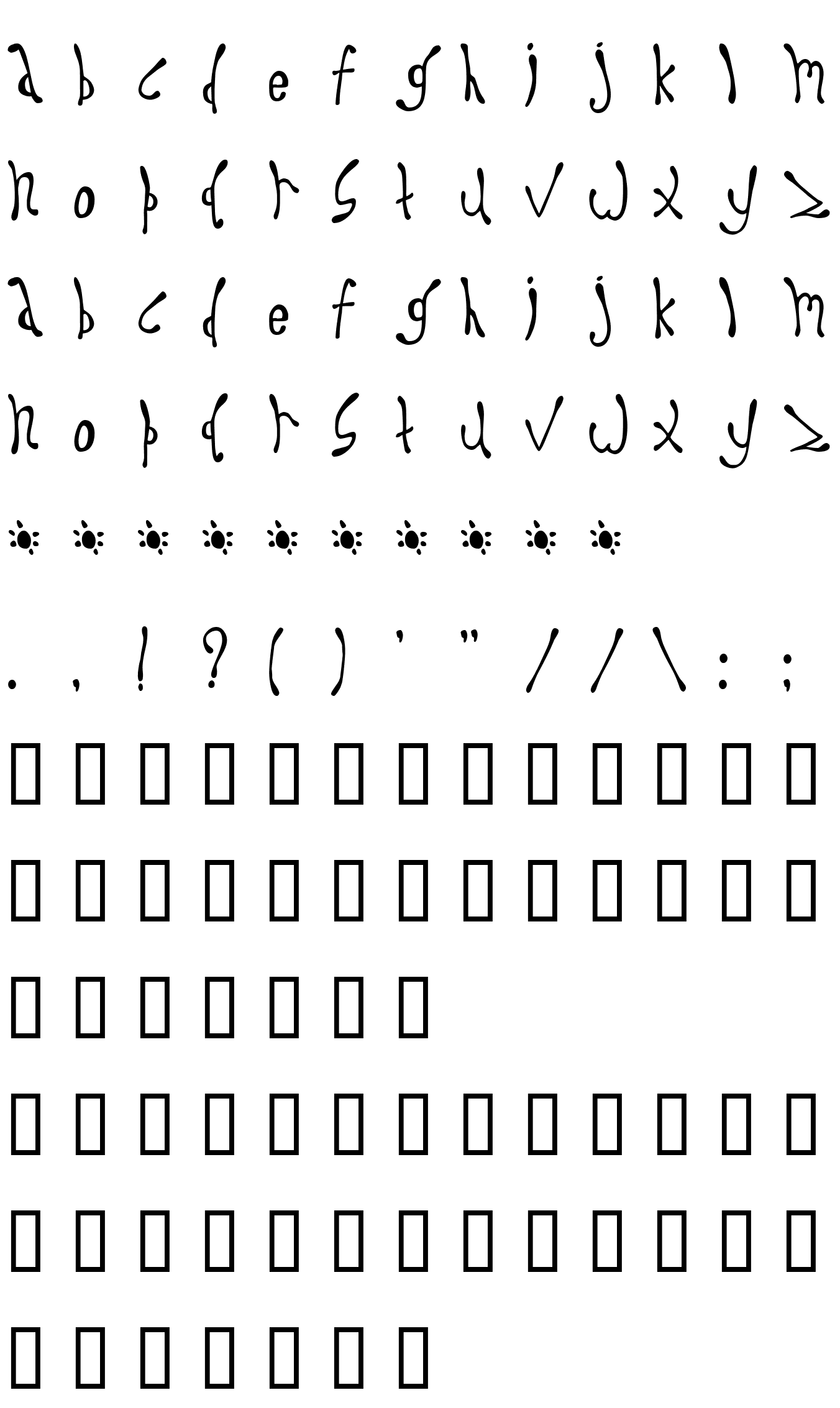 Шрифт Dysprosium