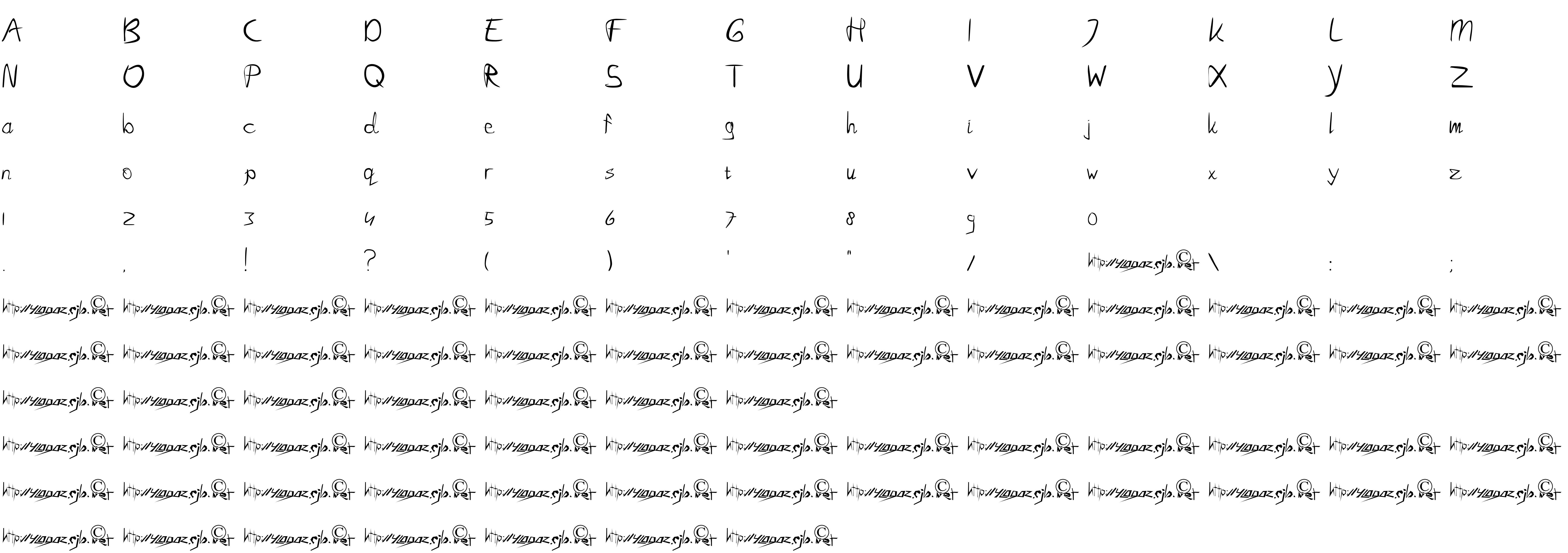 Шрифт BlaiseHand 2.0