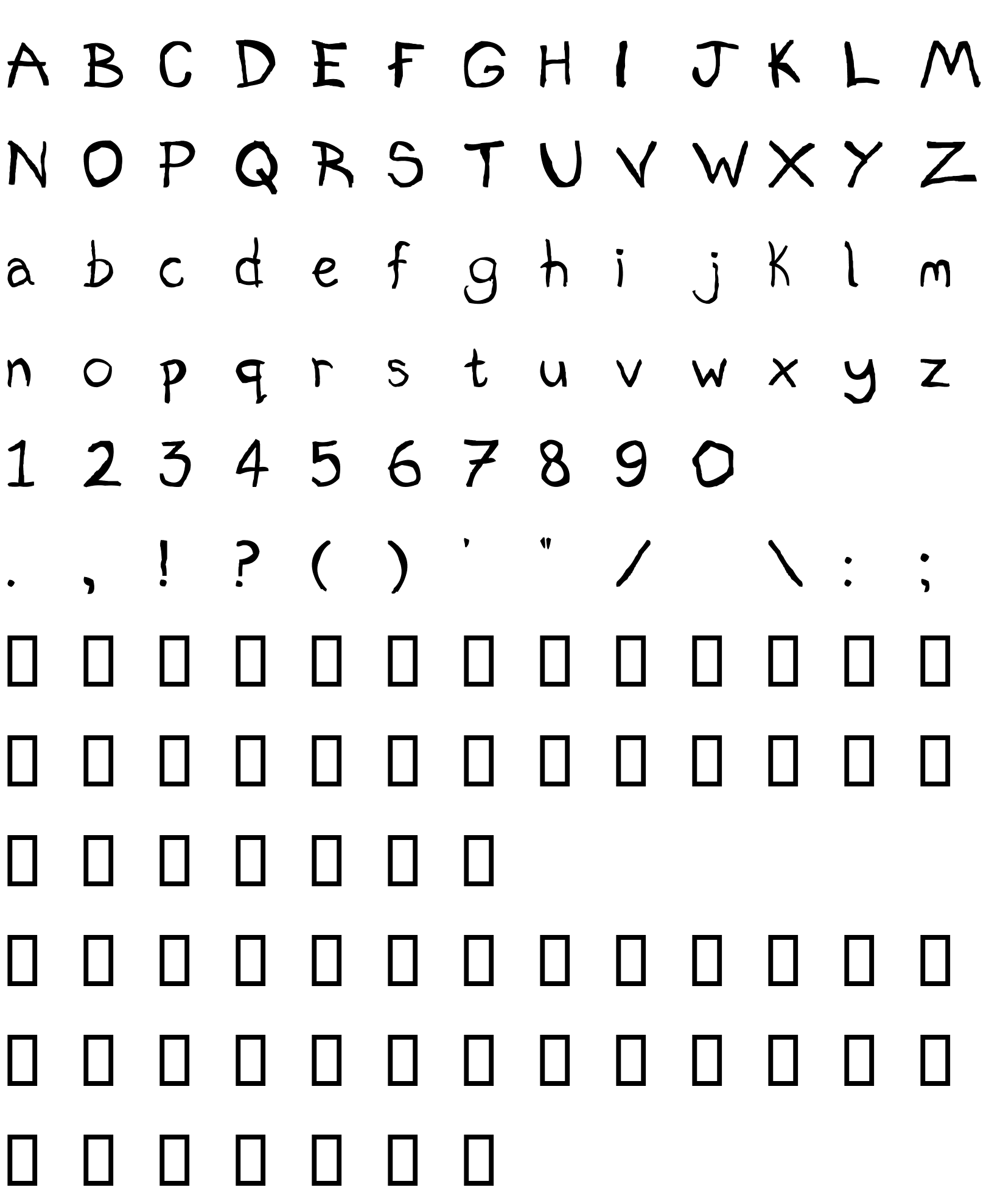 Шрифт Don't Mix Yer Drinks