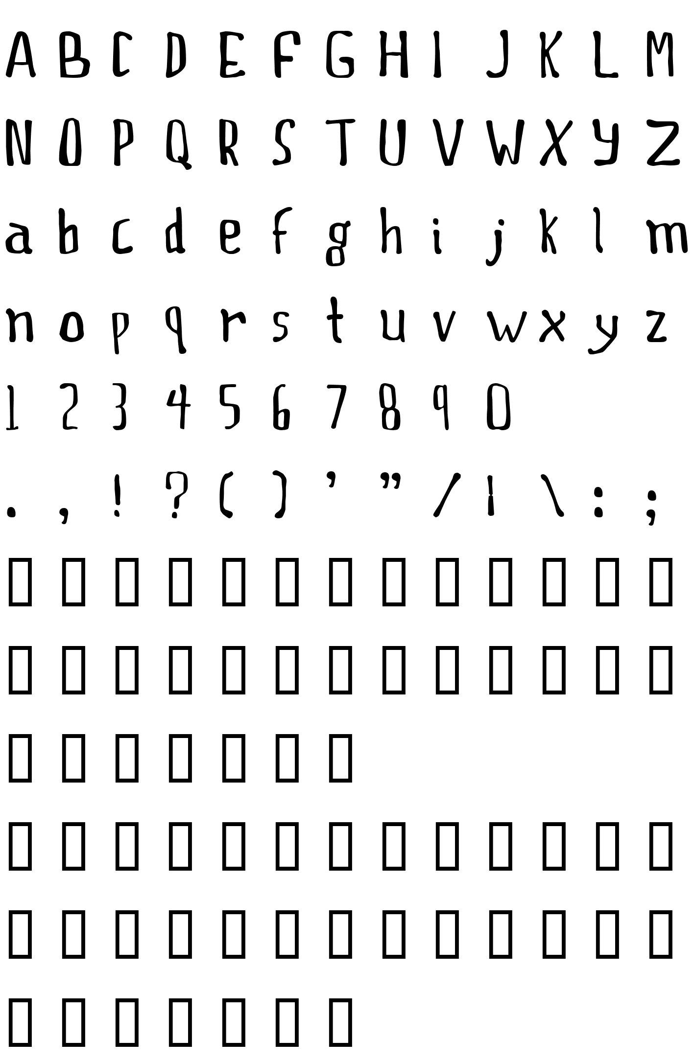 Шрифт This Boring Party