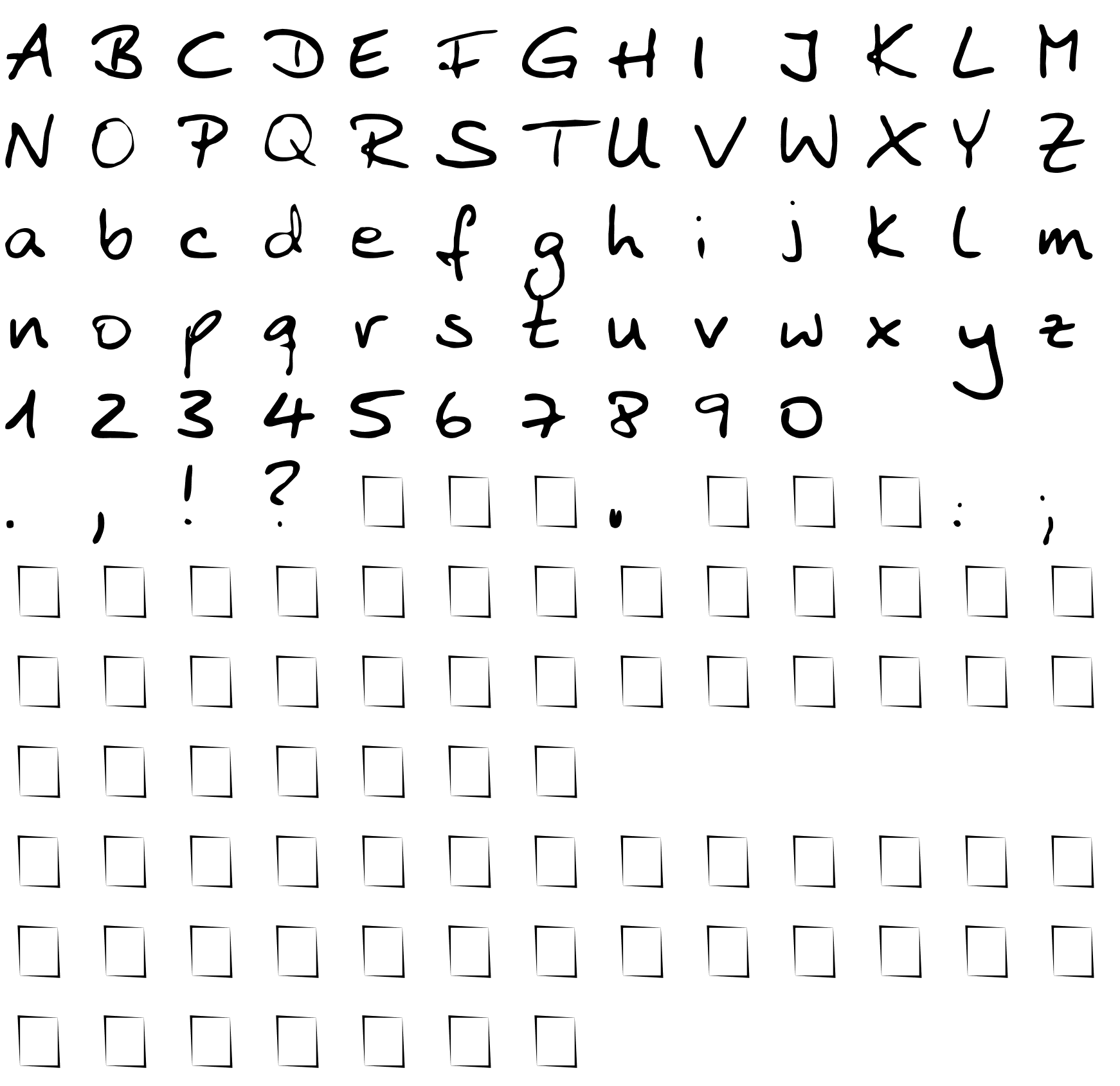 Шрифт Anke Print