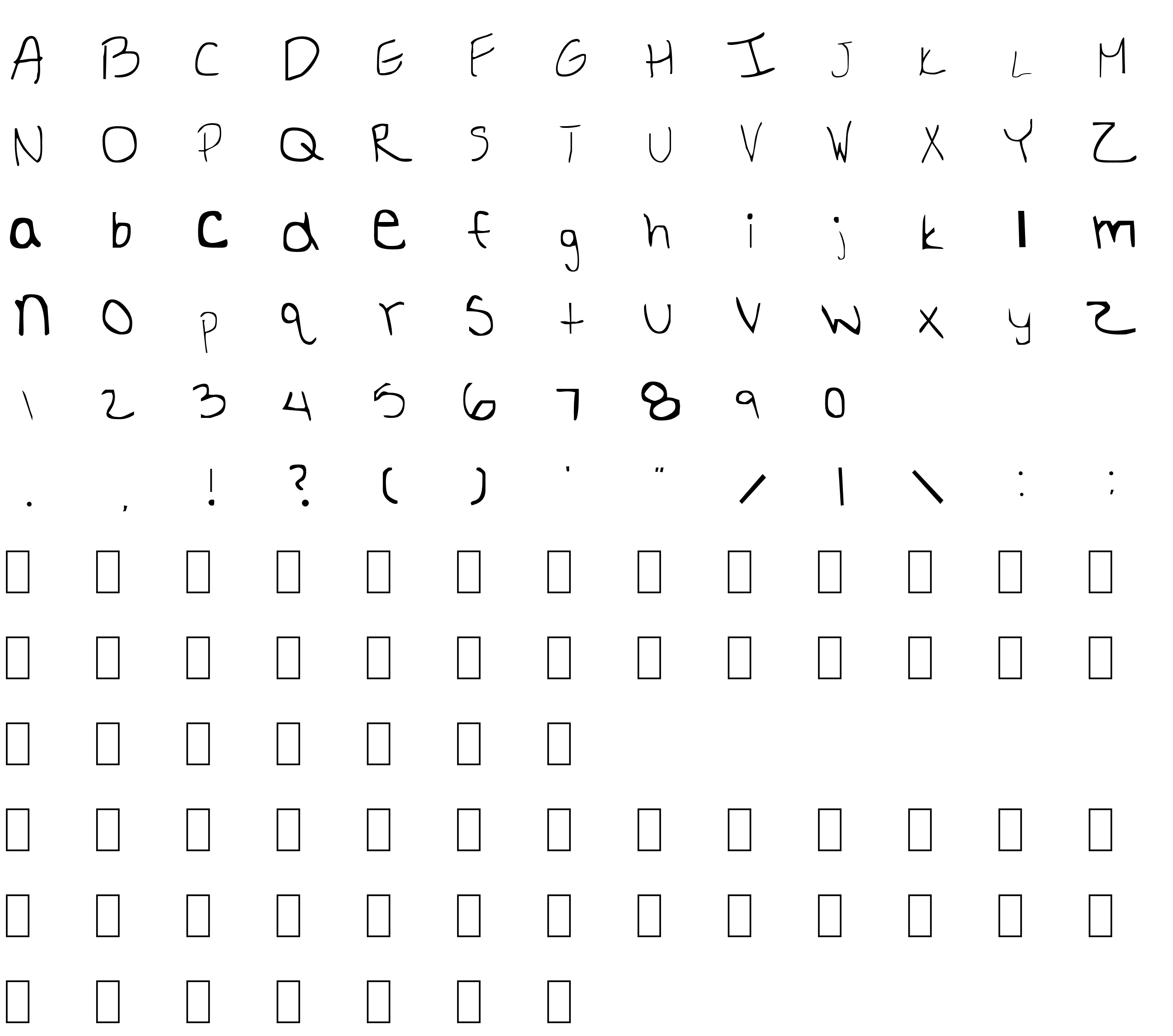 Шрифт Britts Hand