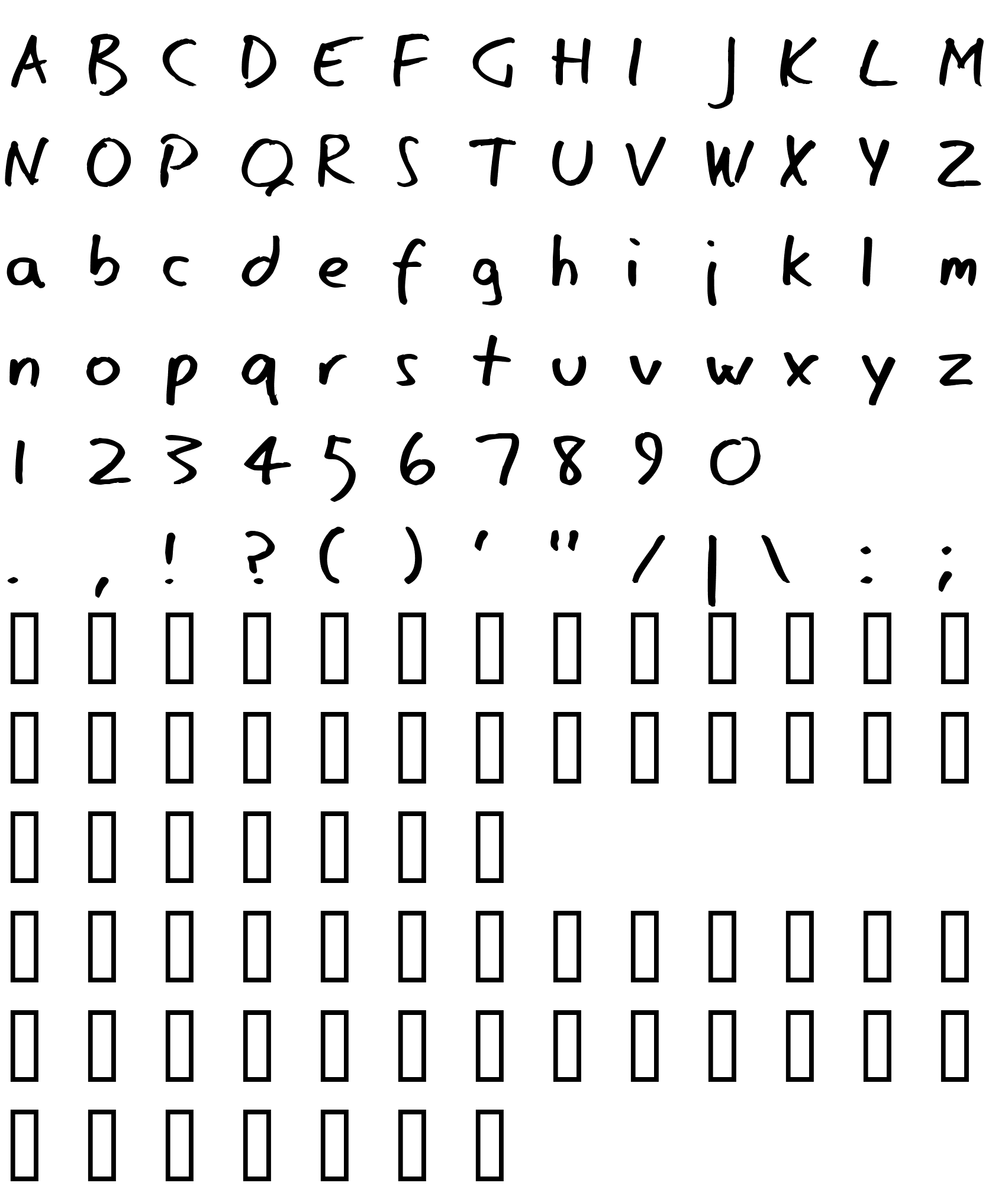 Шрифт Eager Naturalist