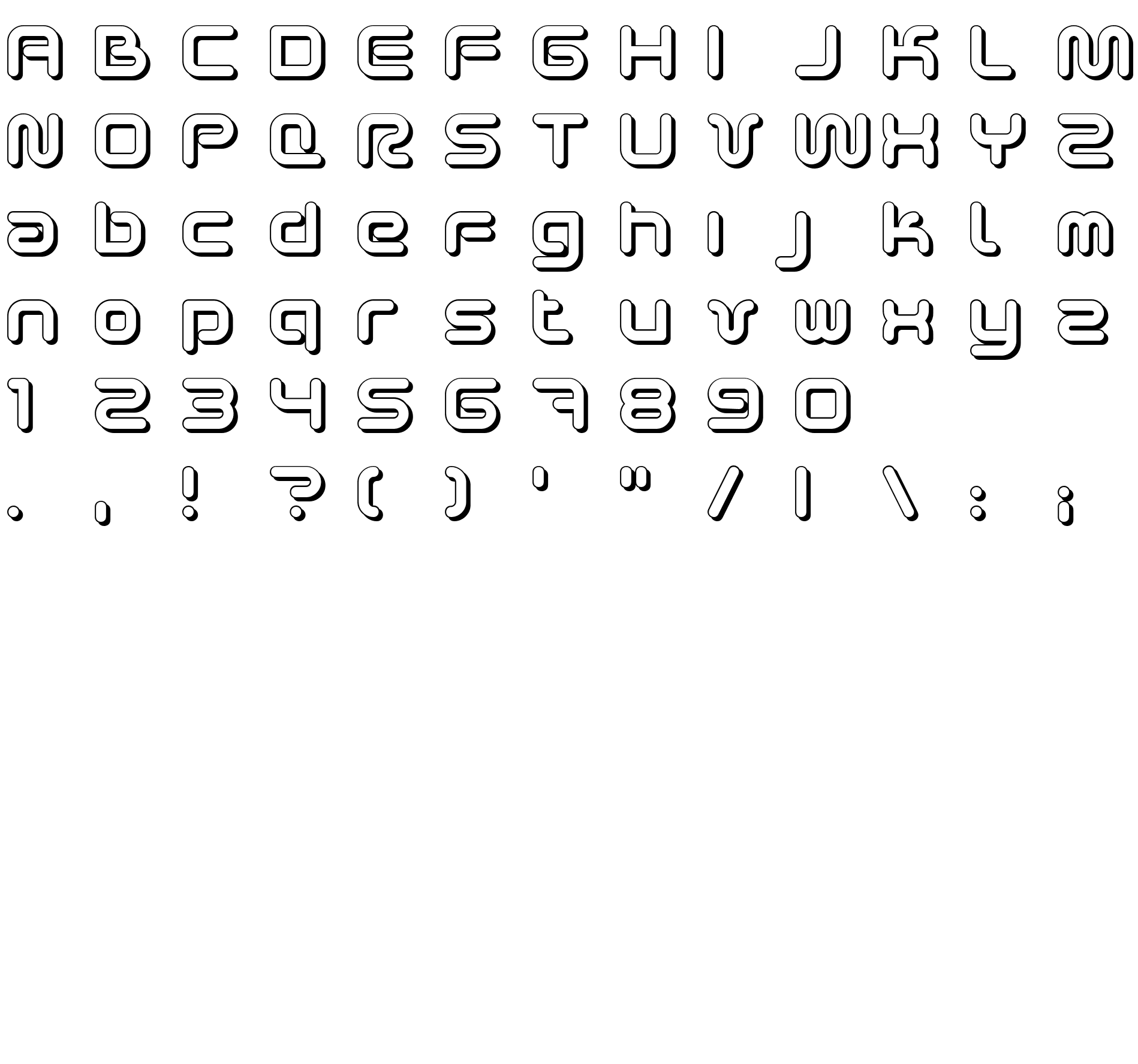 Шрифт Sci Fied 2002 Ultra