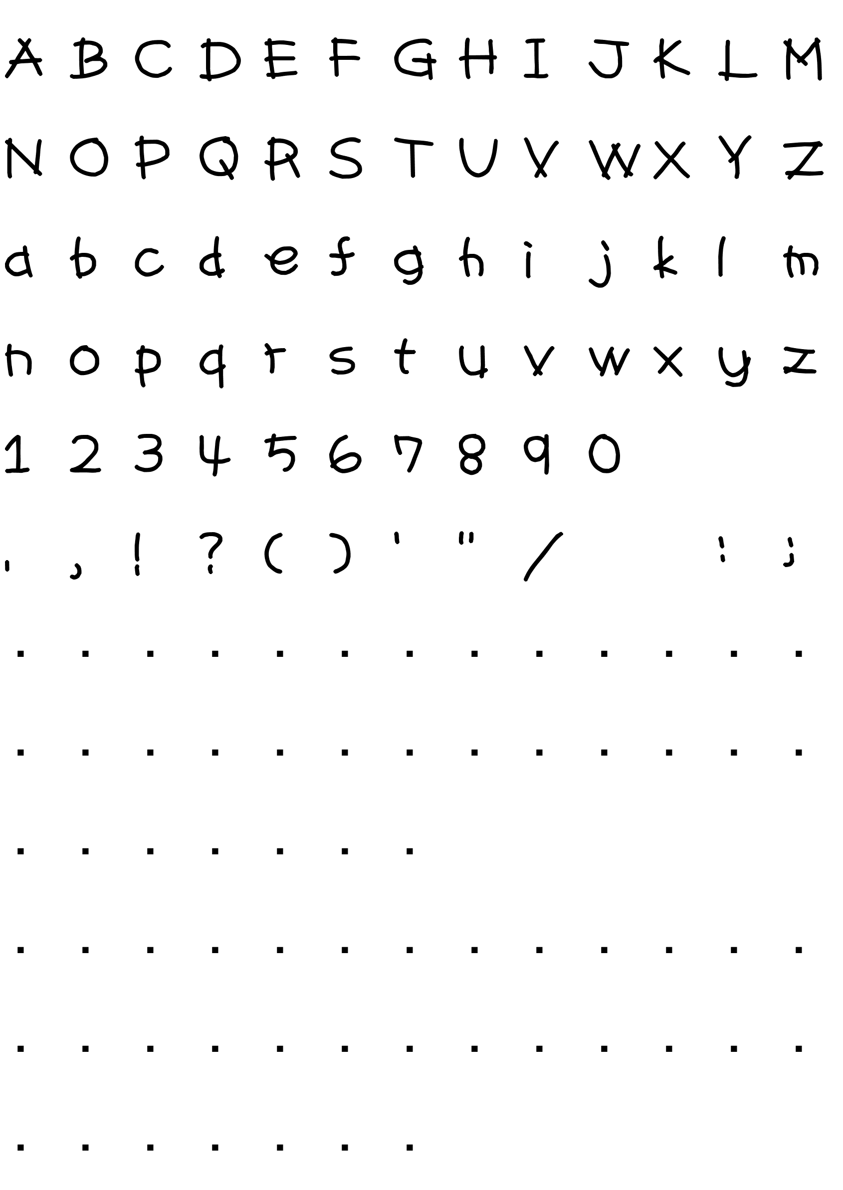 Шрифт Pencil (sRB)