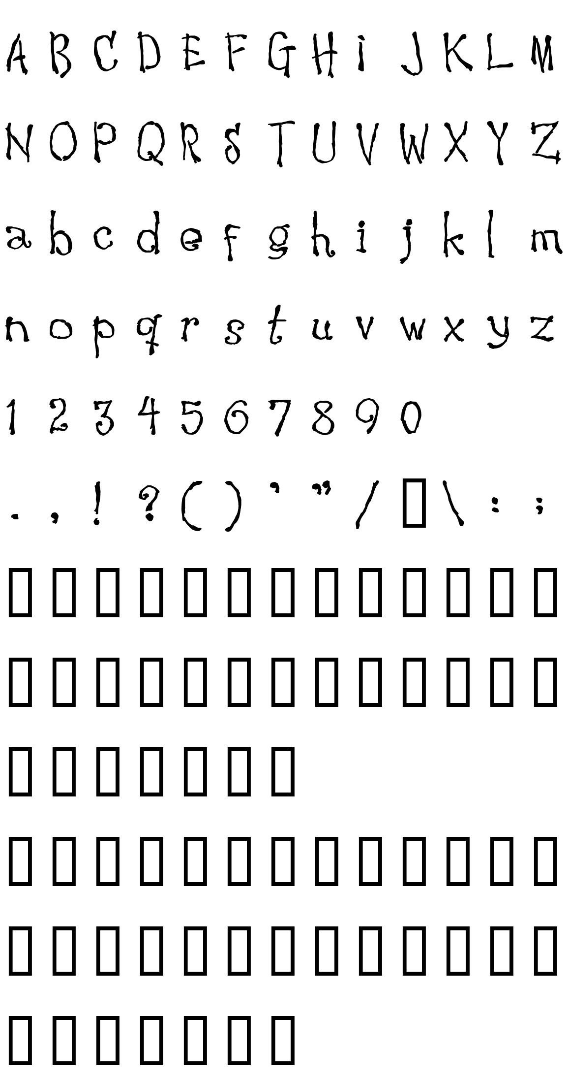 Шрифт Waking the Witch