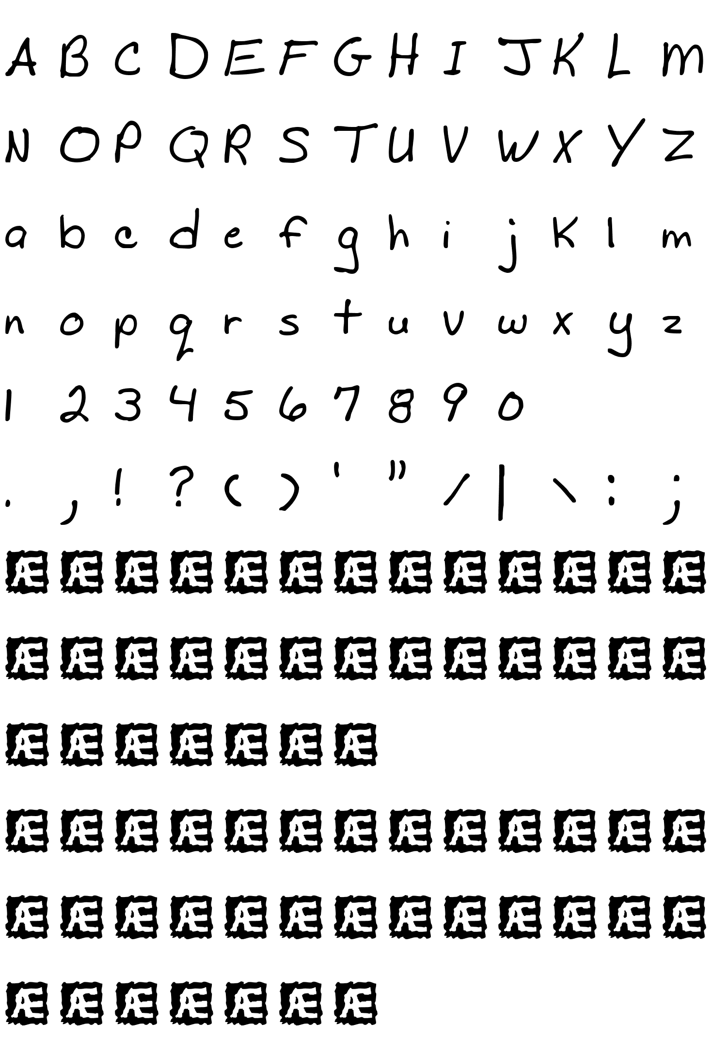 Шрифт Mad's Scrawl -BRK-