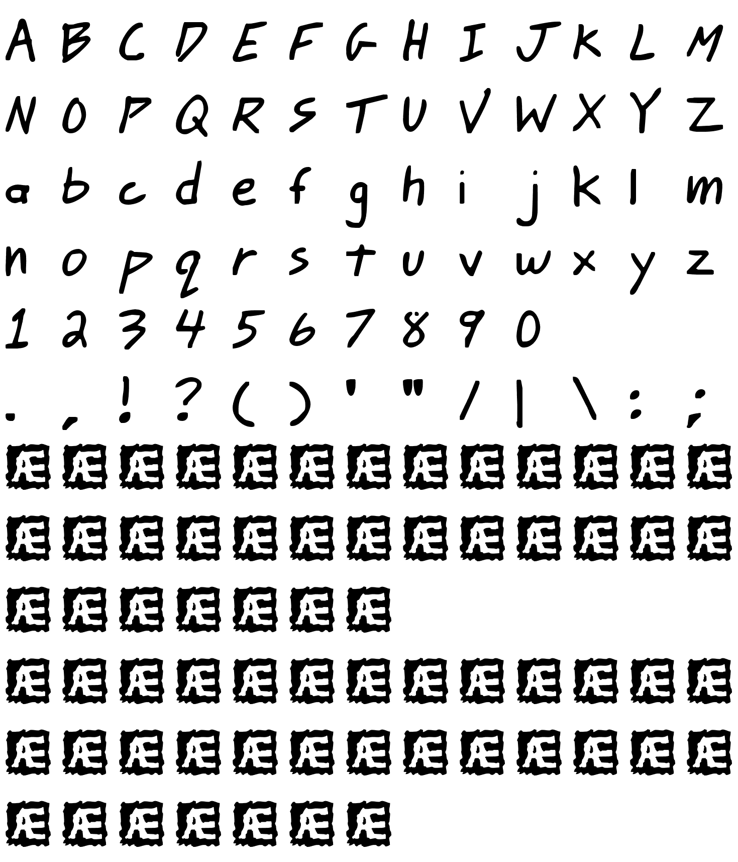 Шрифт Johnny Mac Scrawl -BRK-