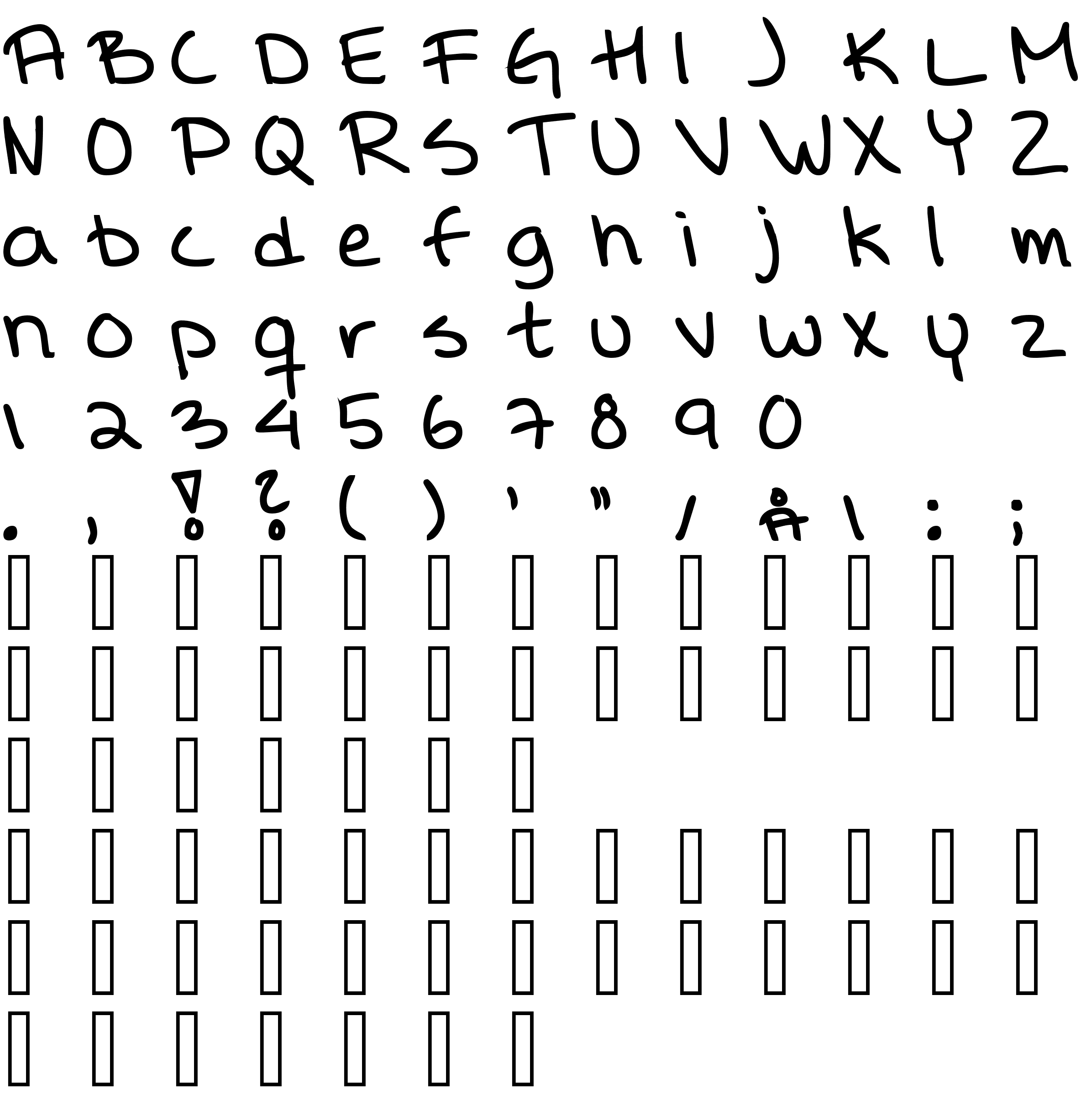 Шрифт Lina's Hand bold