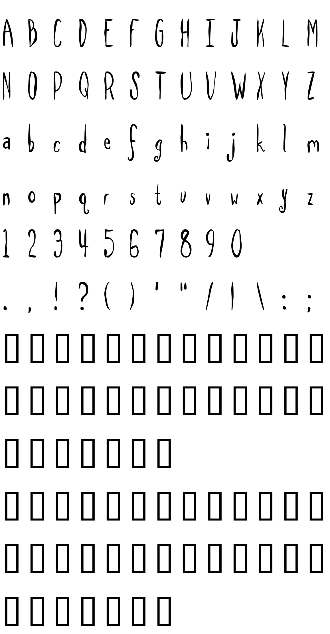 Шрифт SpillMilk