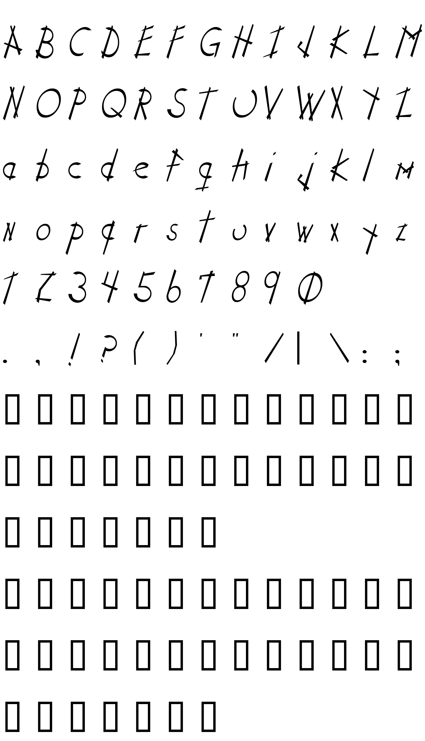 Шрифт Stix n Stonz