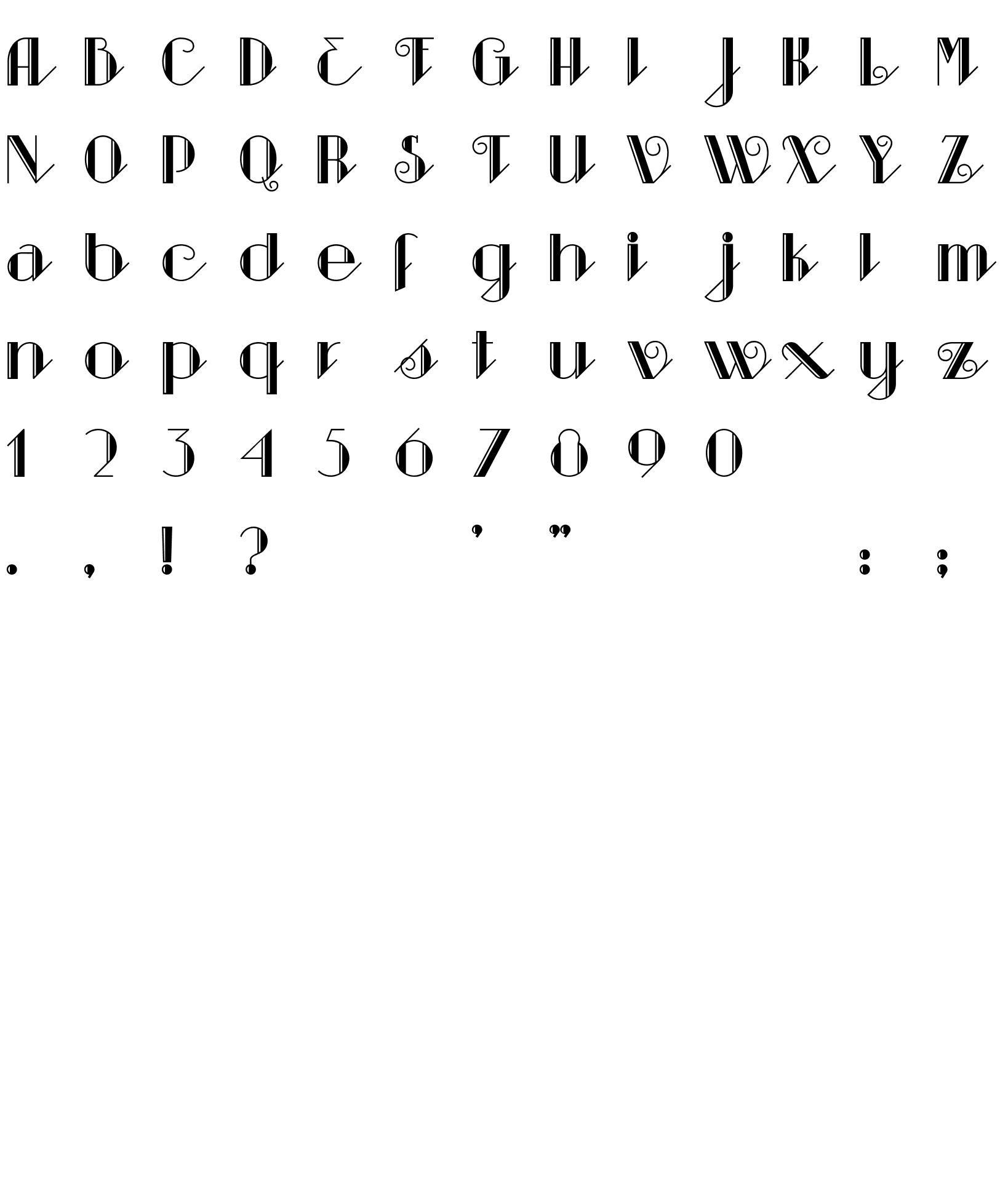 Шрифт Sarsaparilla