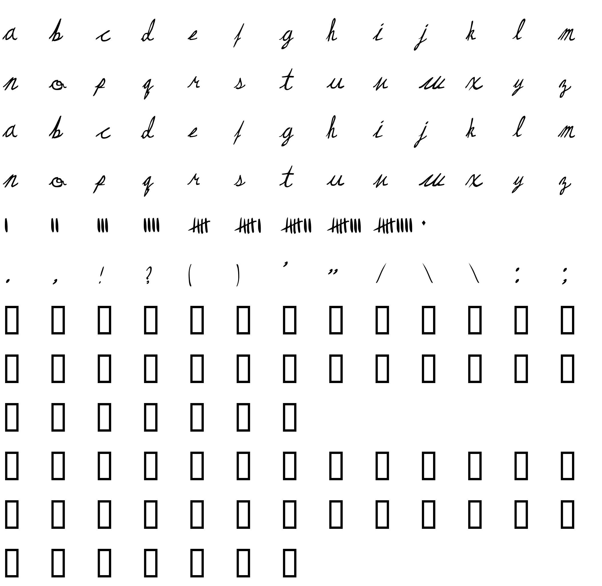 Шрифт May Queen