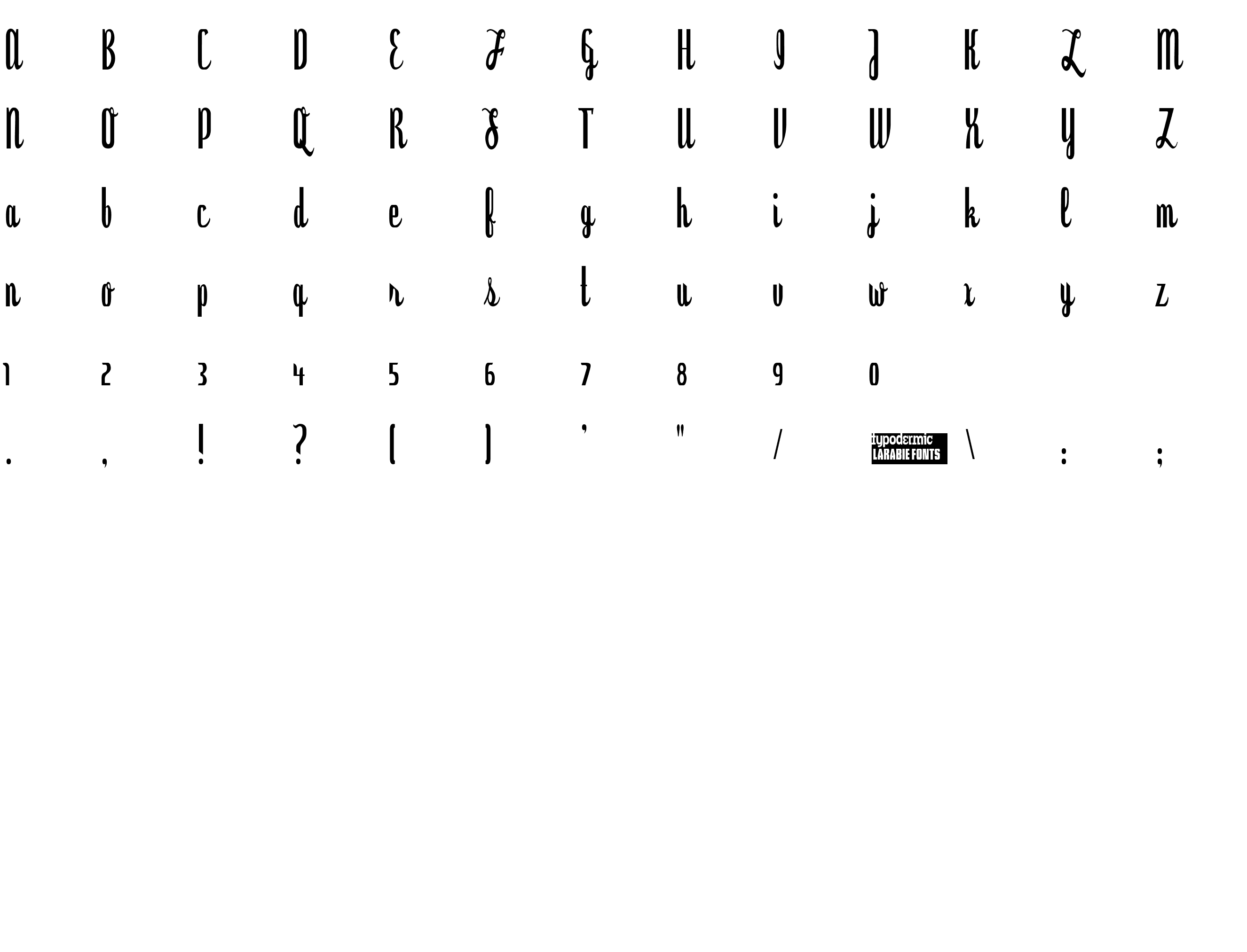 Шрифт Dyspepsia