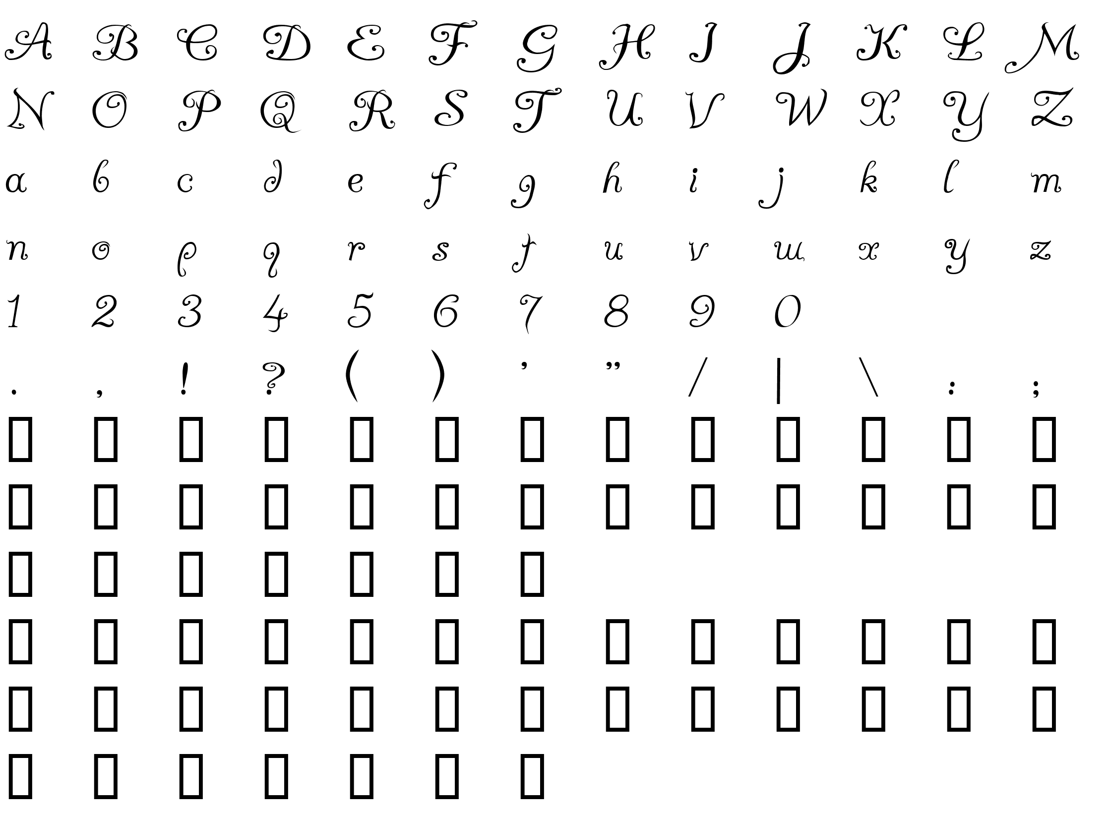 Шрифт A Yummy Apology