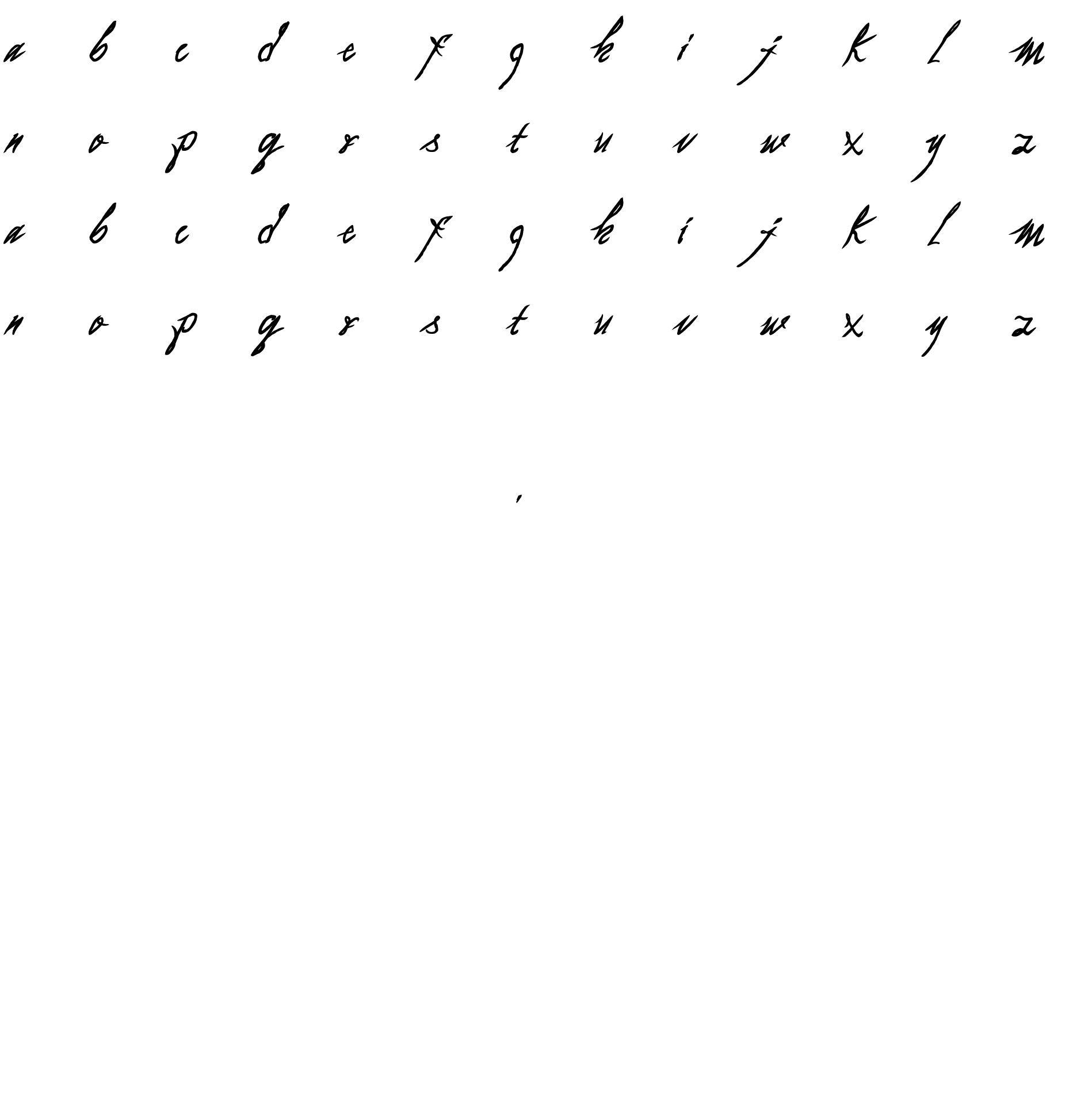 Шрифт as i lay dying