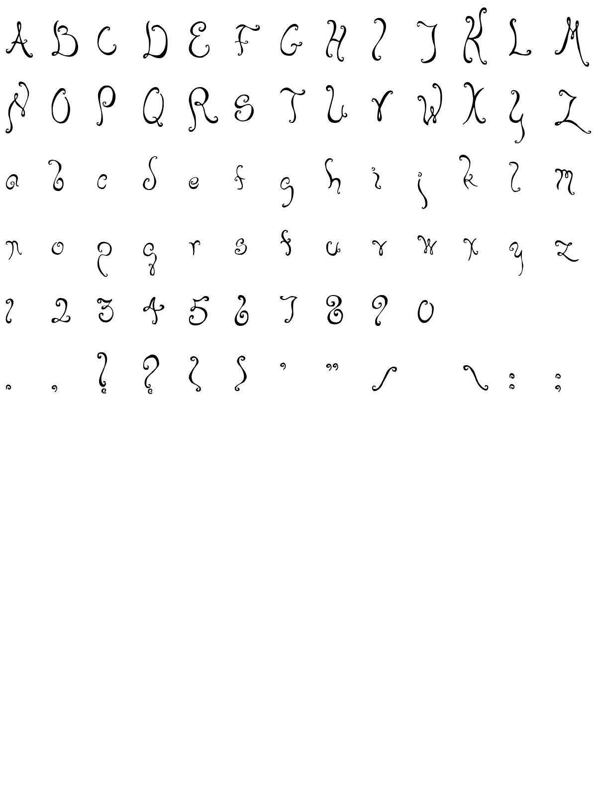 Шрифт Bellyfish