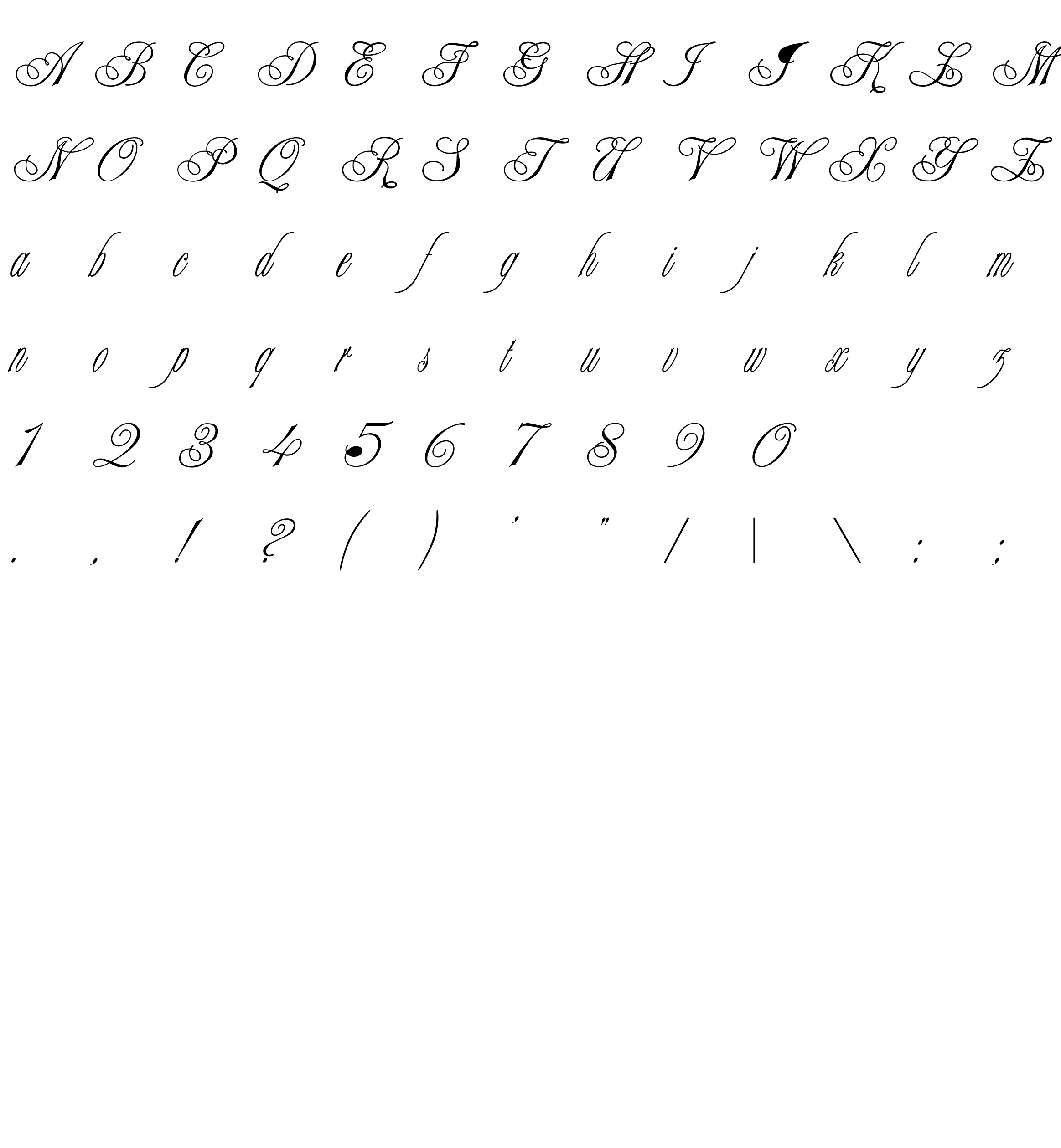 Шрифт Champagne