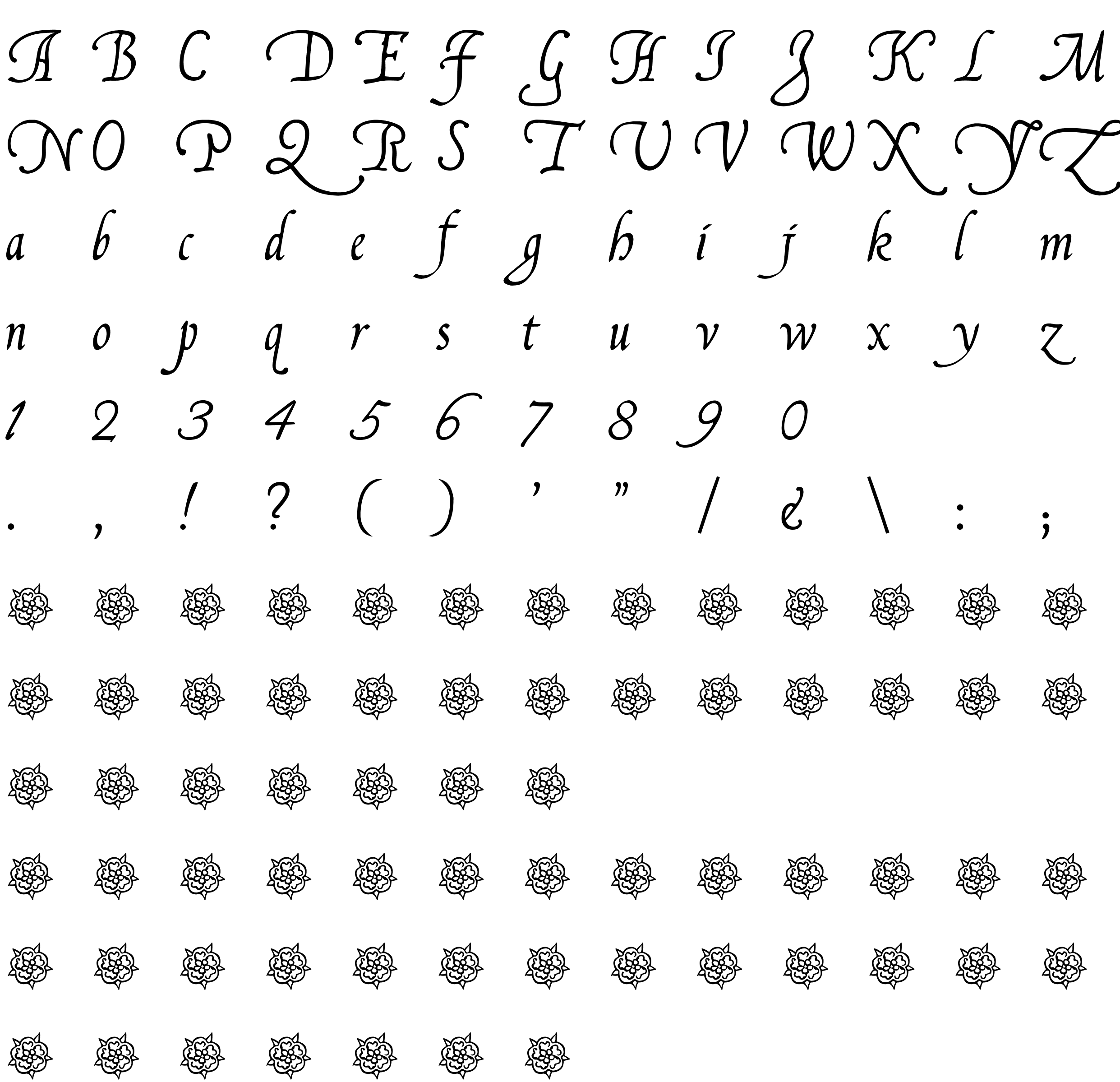 Шрифт Francisco Lucas Llana Regular
