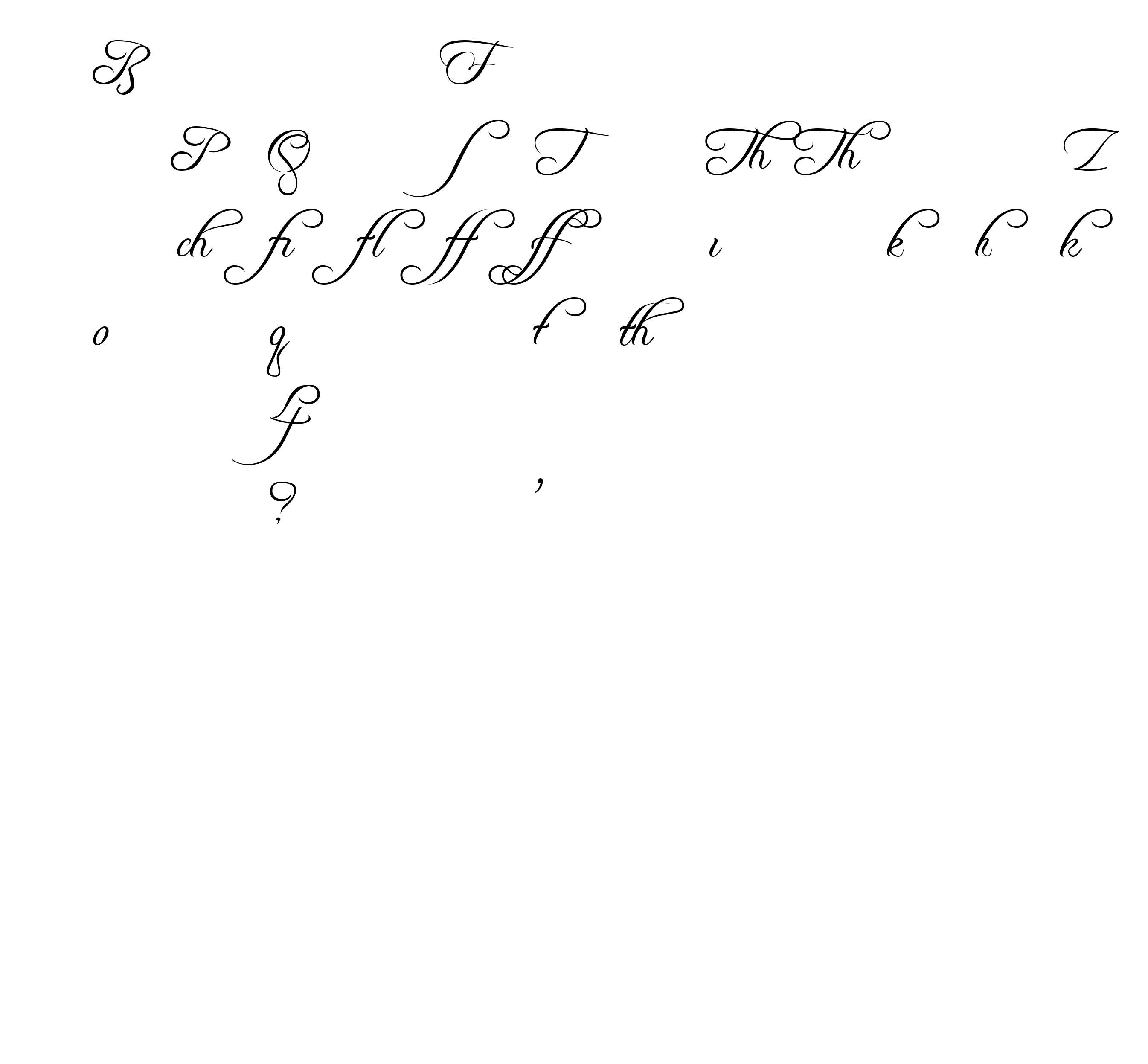 Шрифт Freebooter Script - Alts