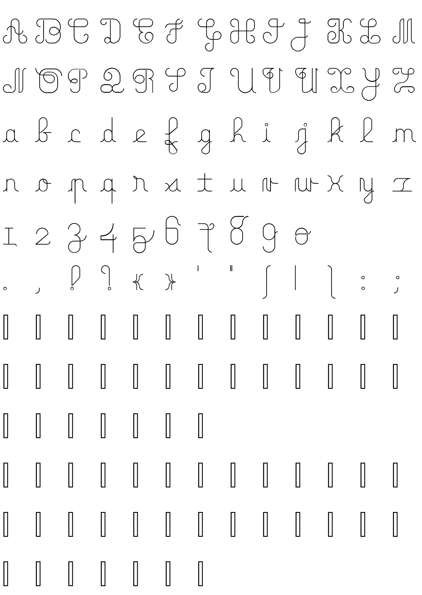 Шрифт Family Tree