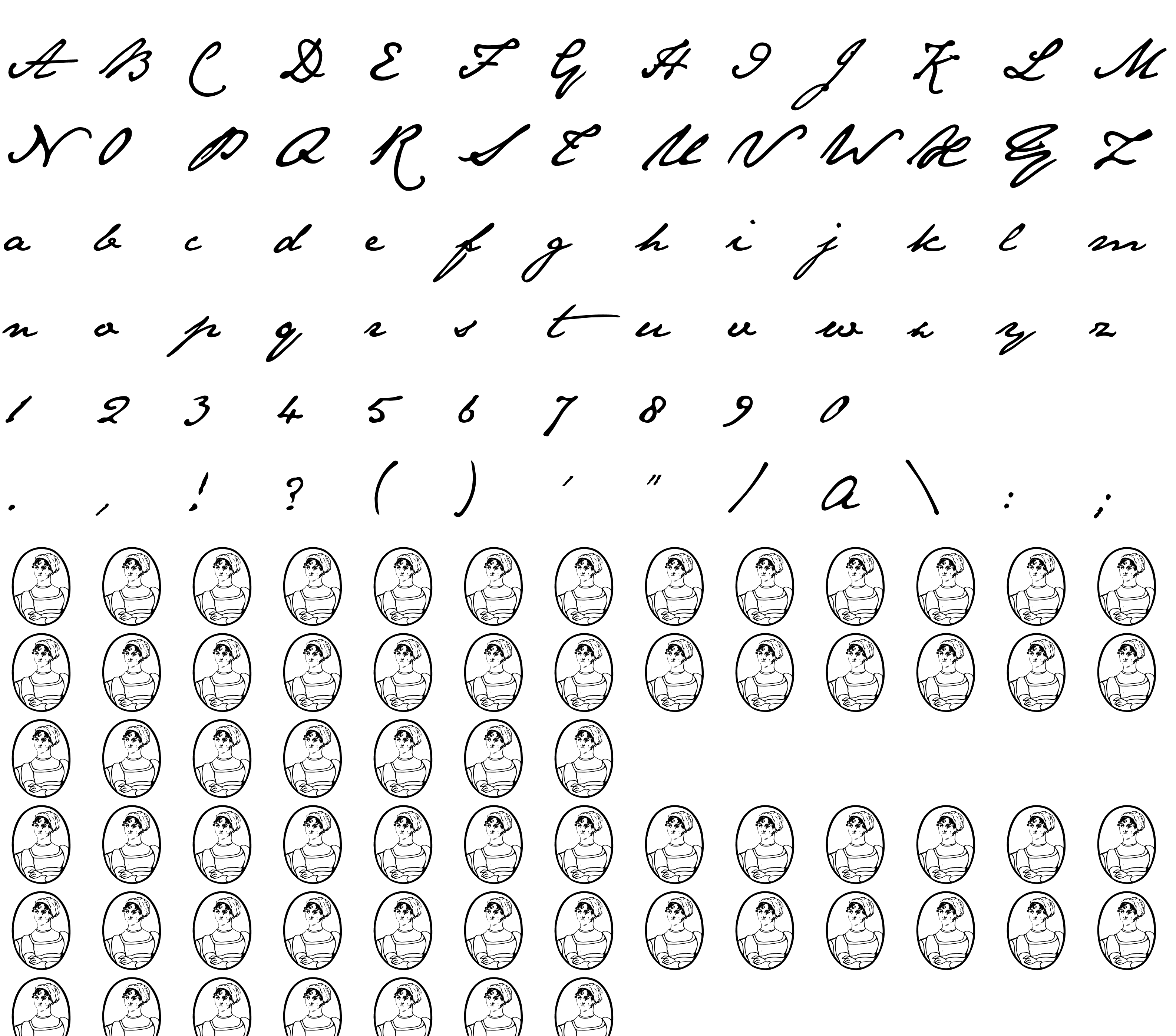 Шрифт JaneAusten