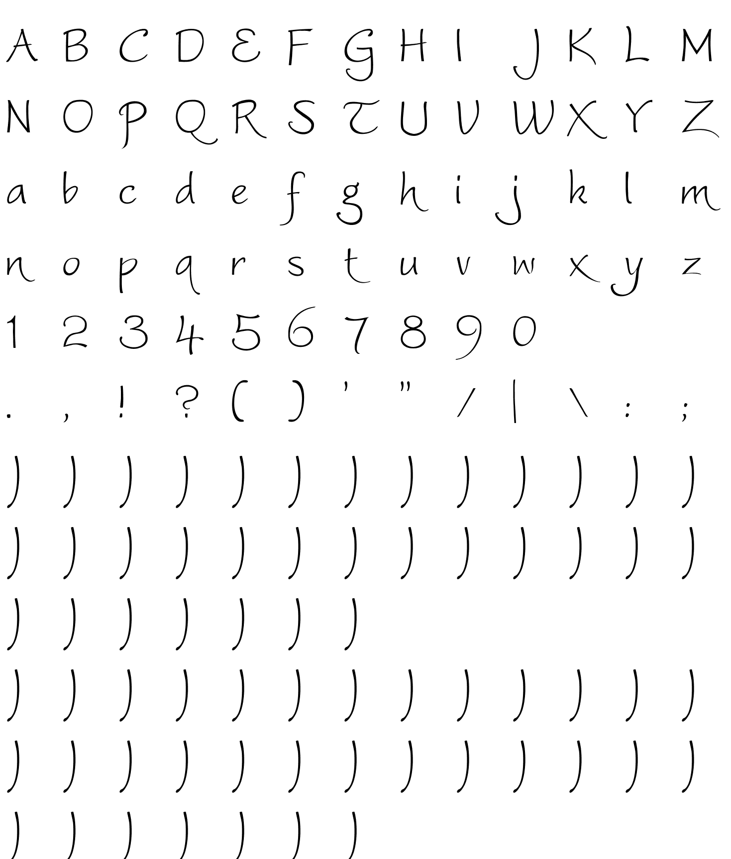 Шрифт Worstveld Sling Extra