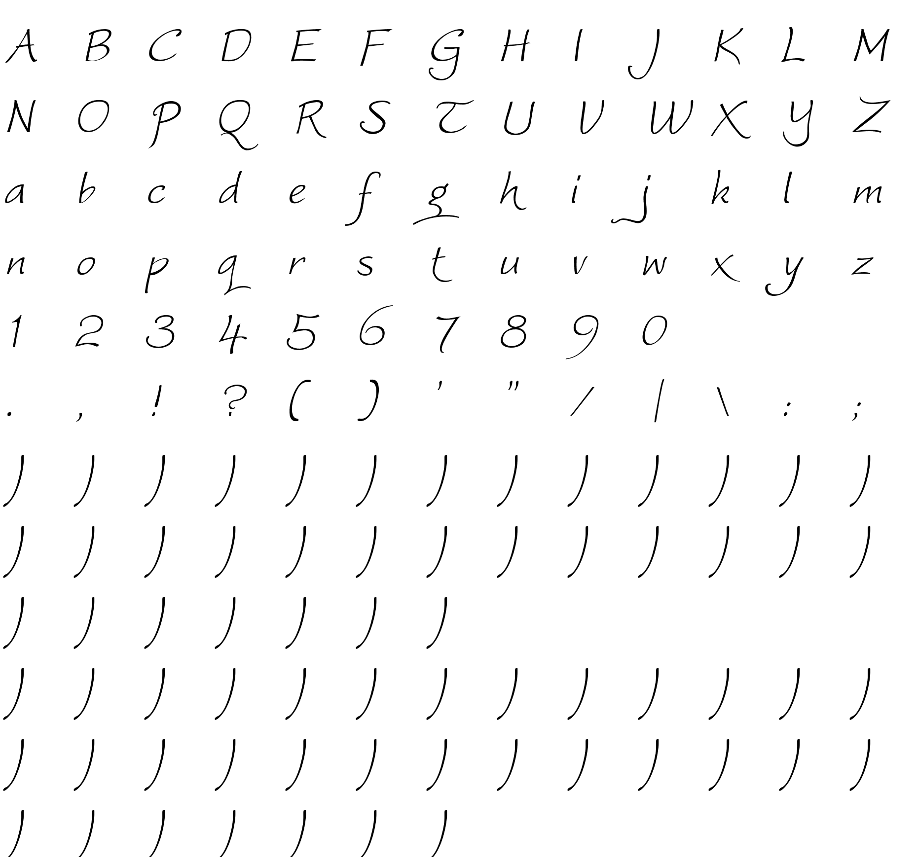 Шрифт WorstveldSlingExtra2Oblique