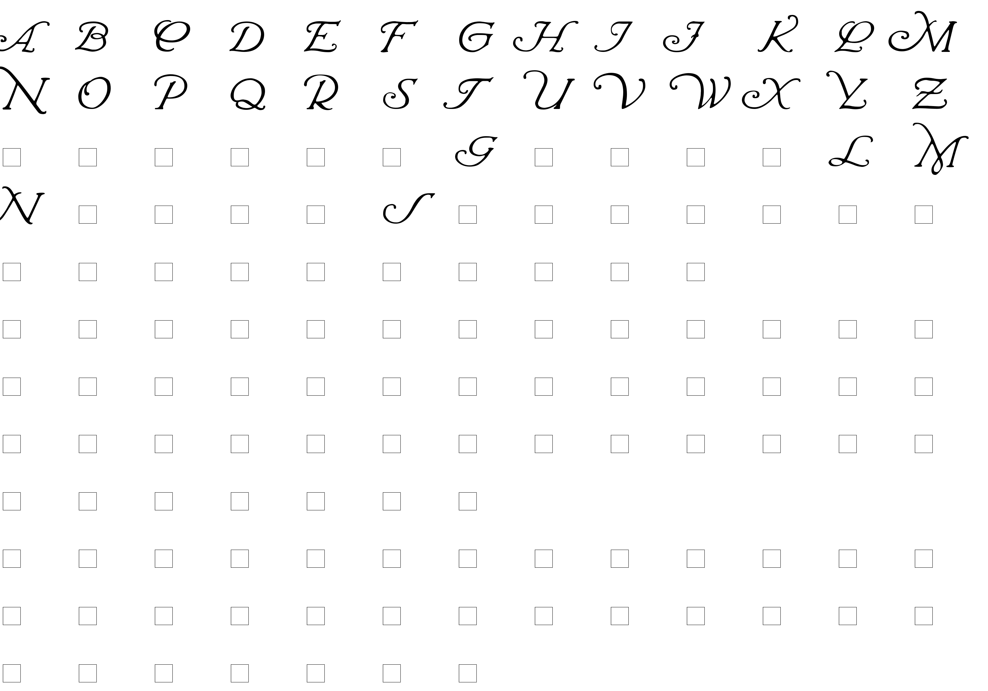 Шрифт Wrenn Initials