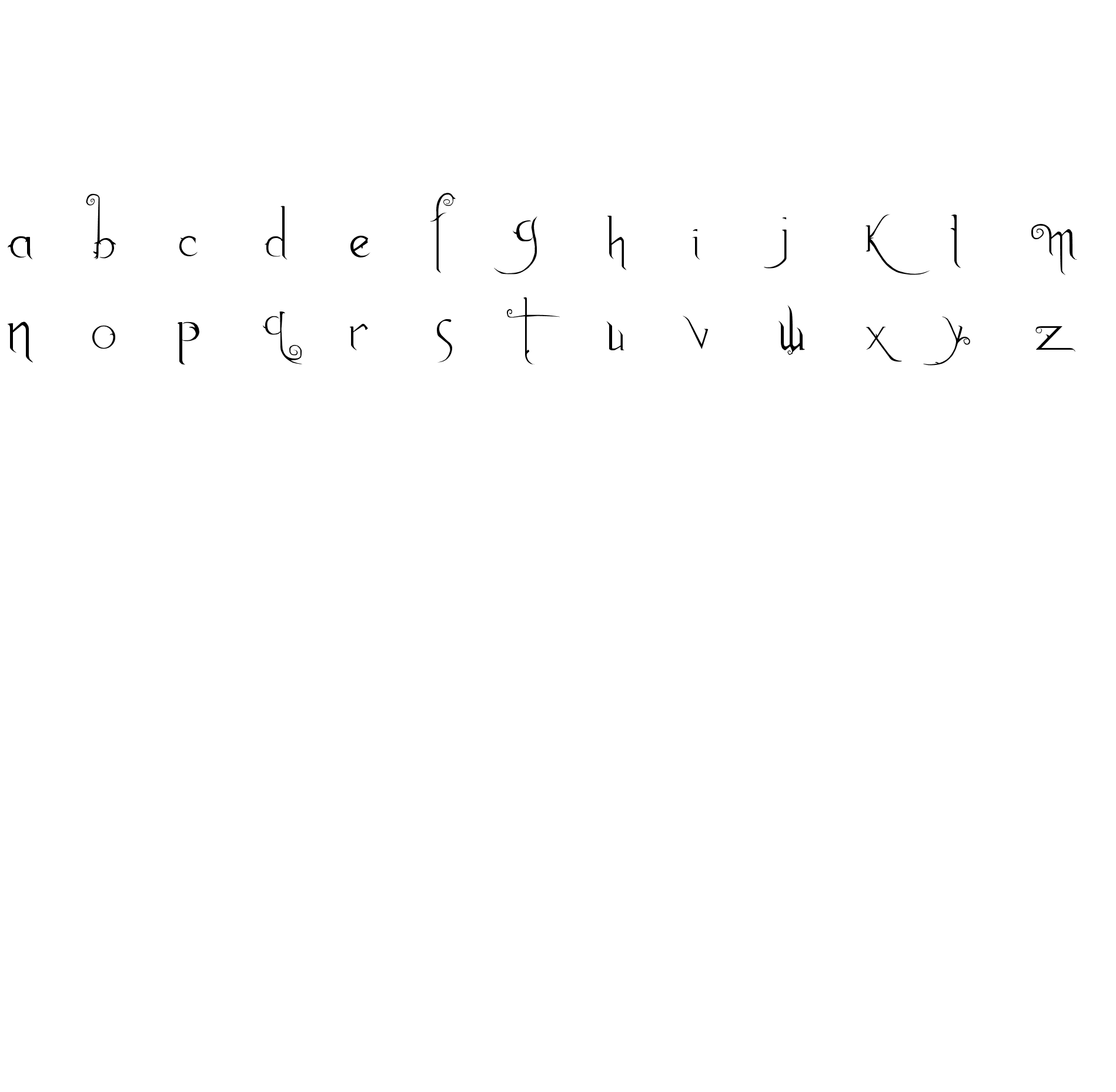 Шрифт Anywhere But Home