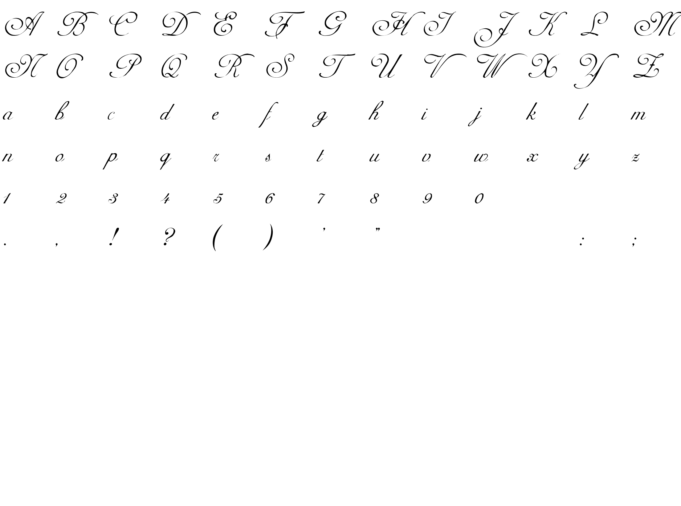 Шрифт AdineKirnberg-Script