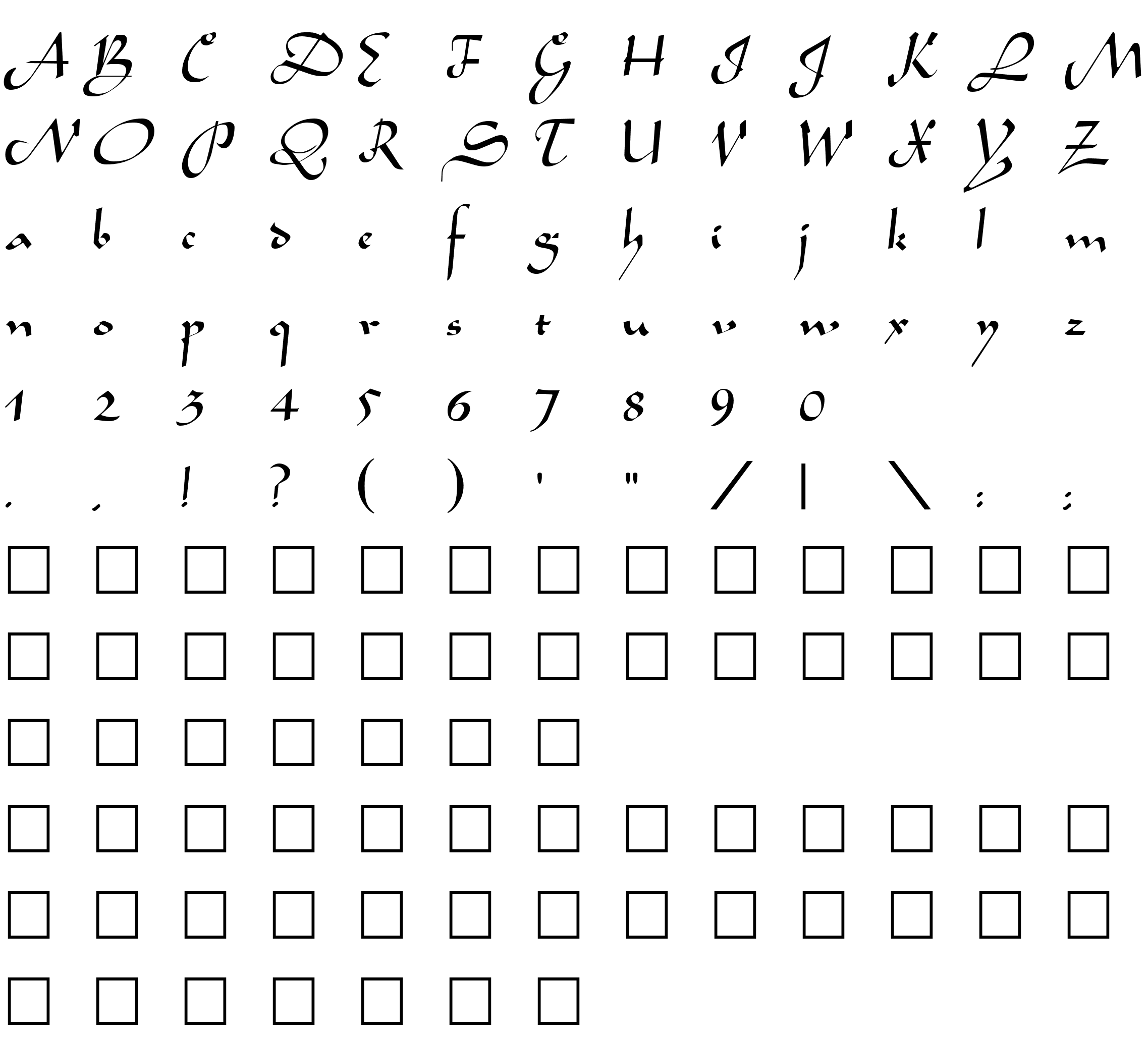 Шрифт Aladdin Regular