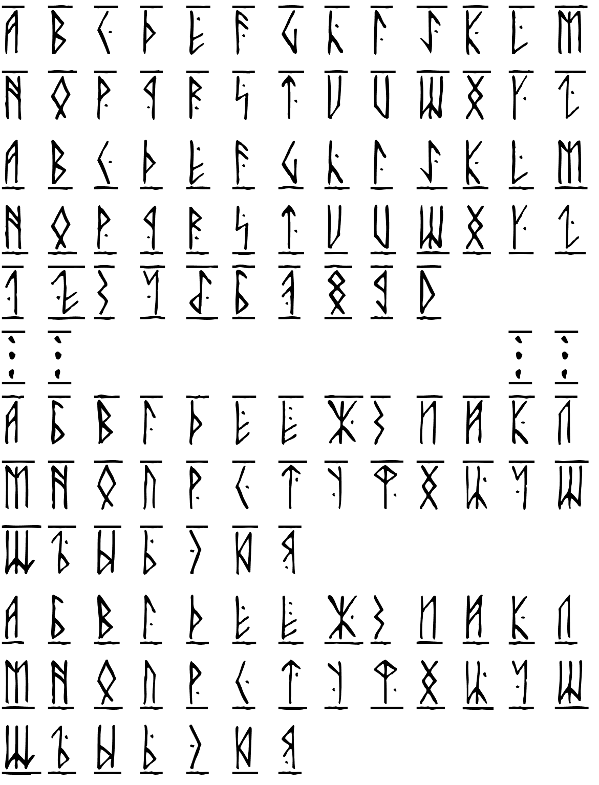 Шрифт Runic Alt