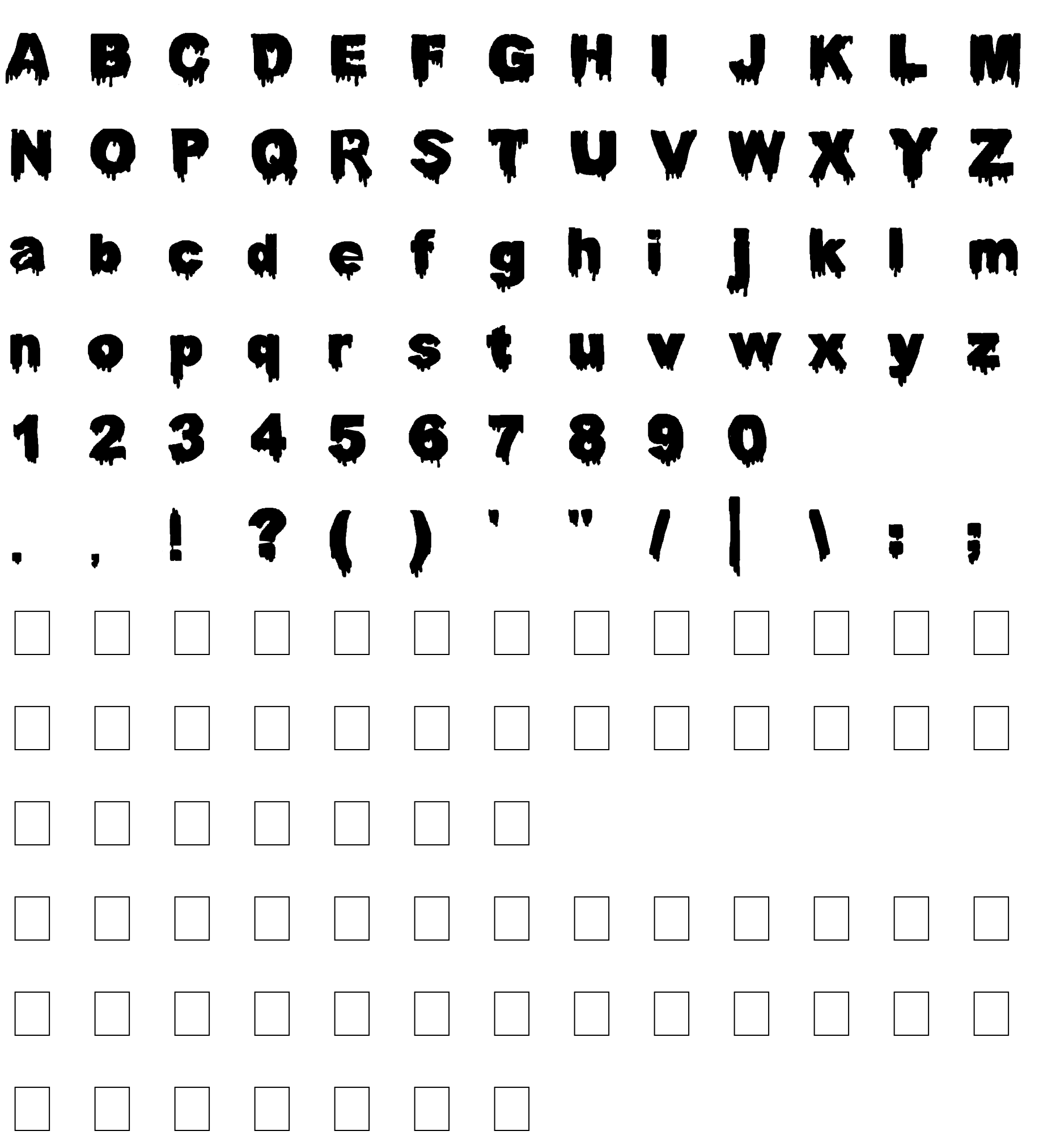 Шрифт Darah Erc 