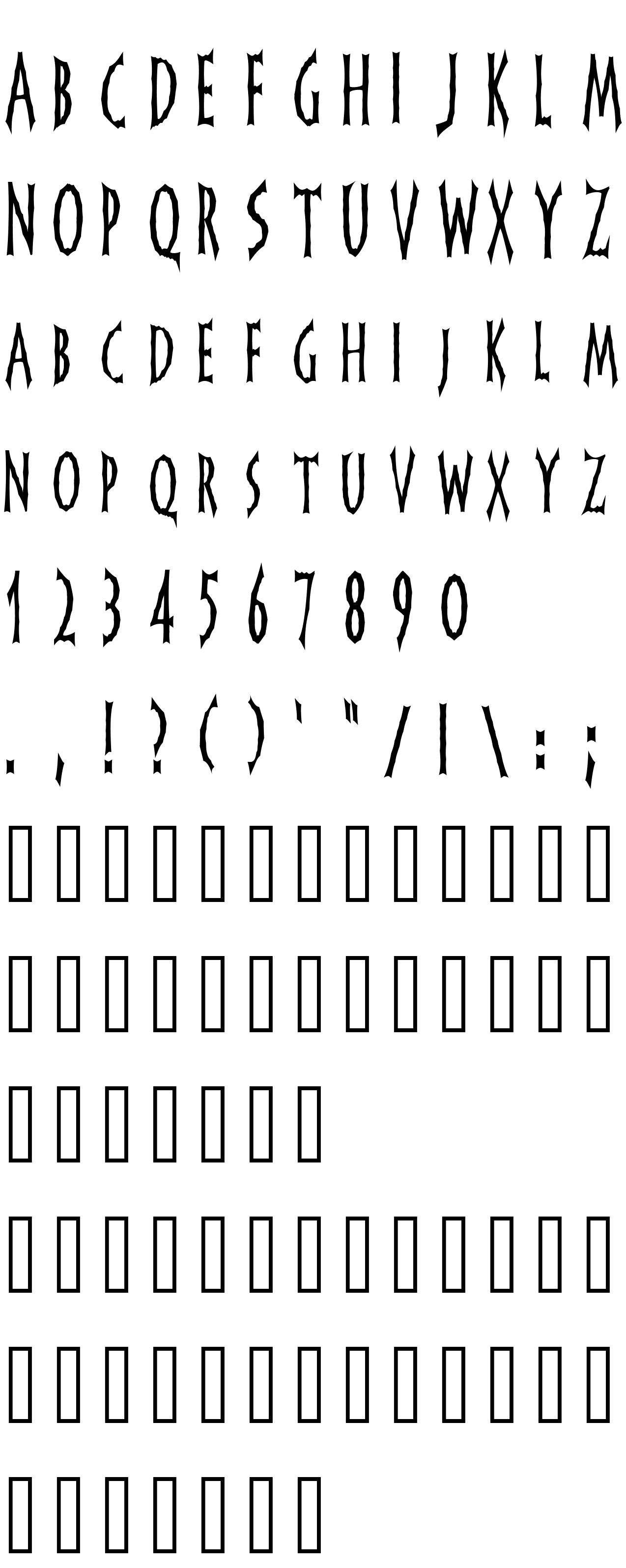 Шрифт FrankenDork Tall