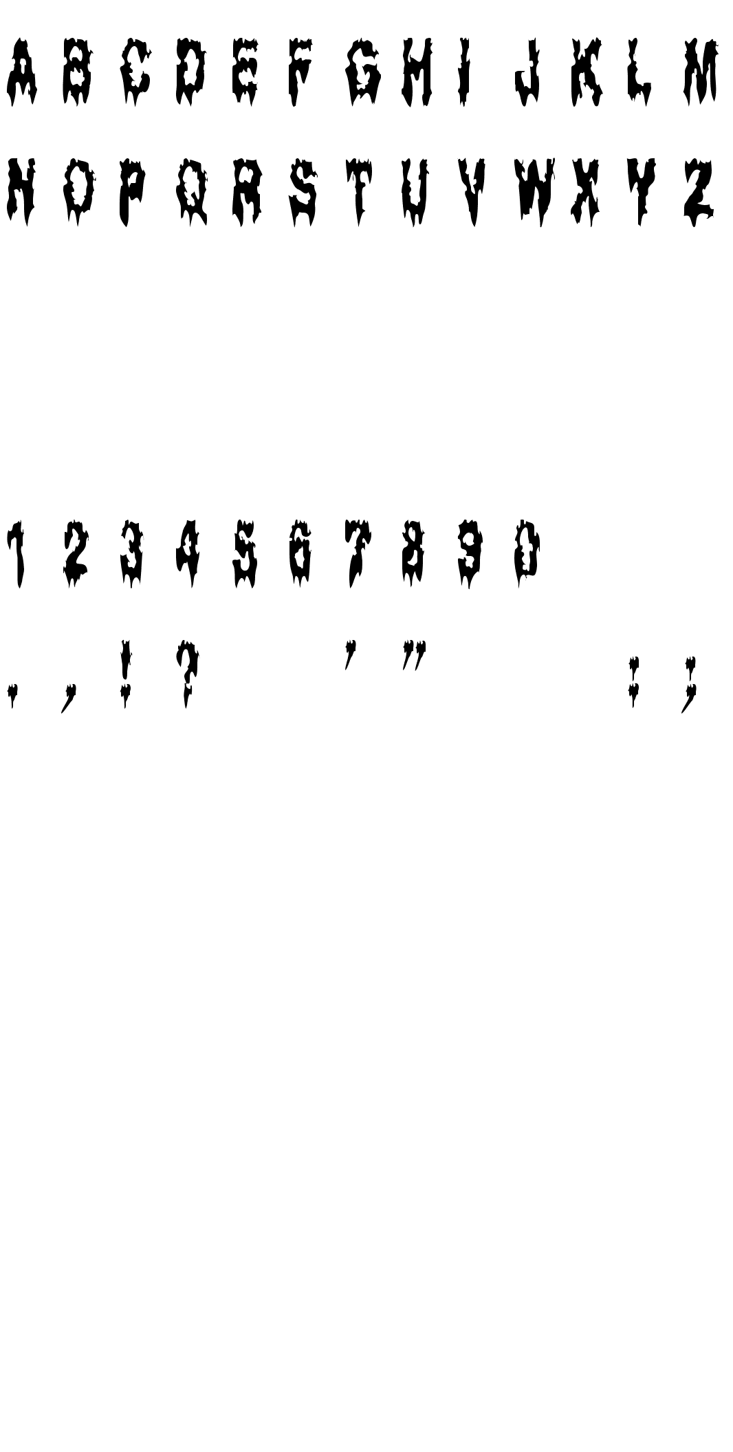 Шрифт GhostBayou