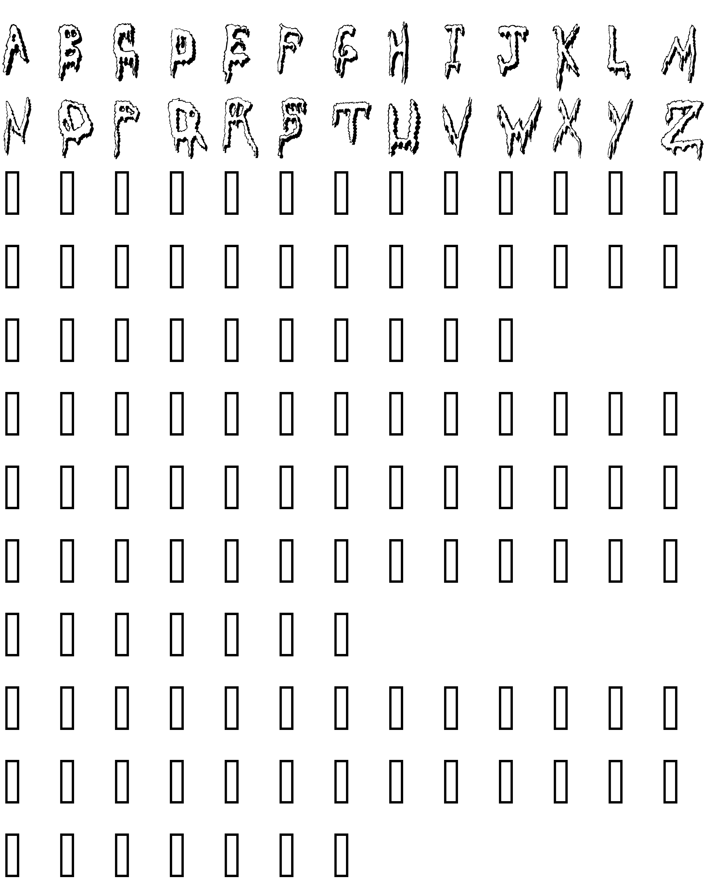 Шрифт Grossout Shadow