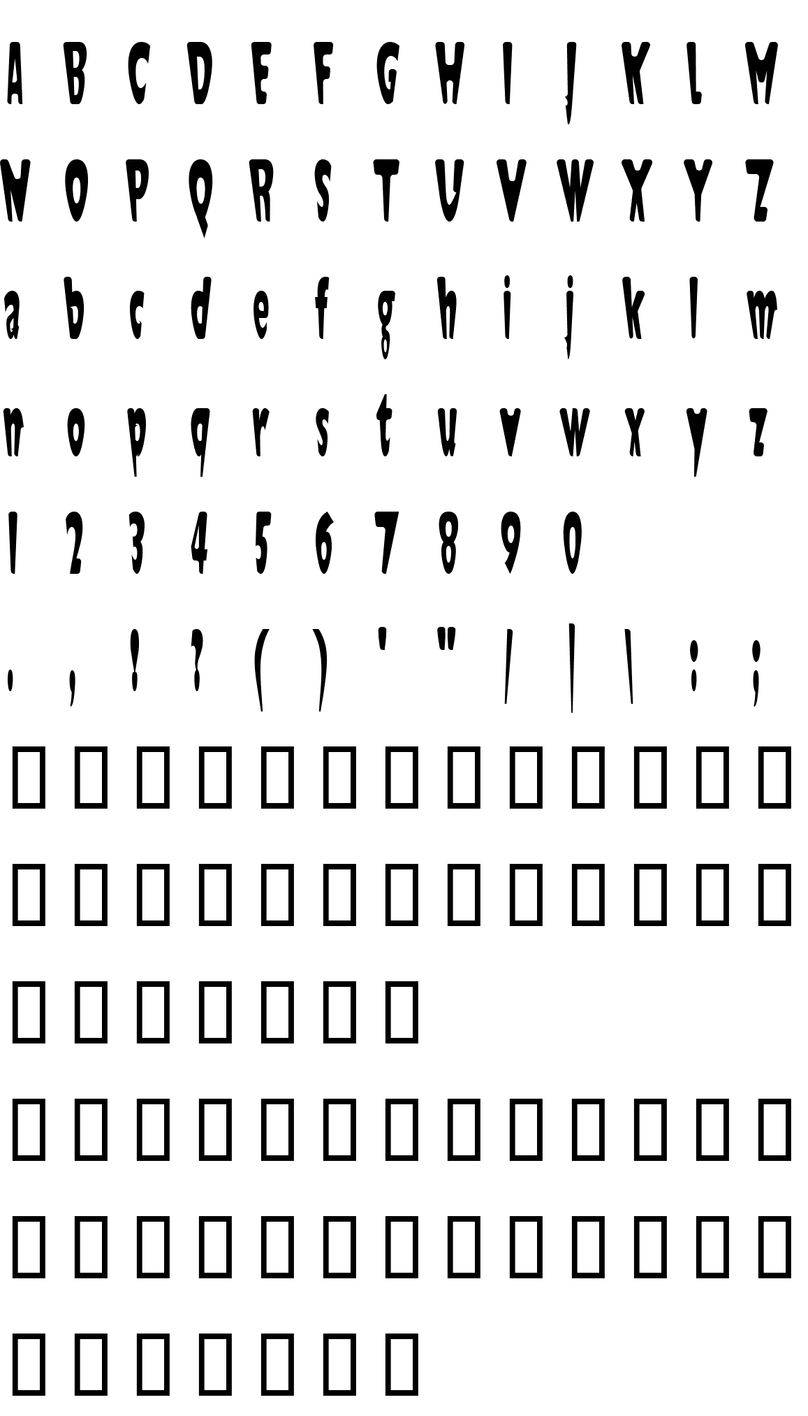 Шрифт Jaunty Normal