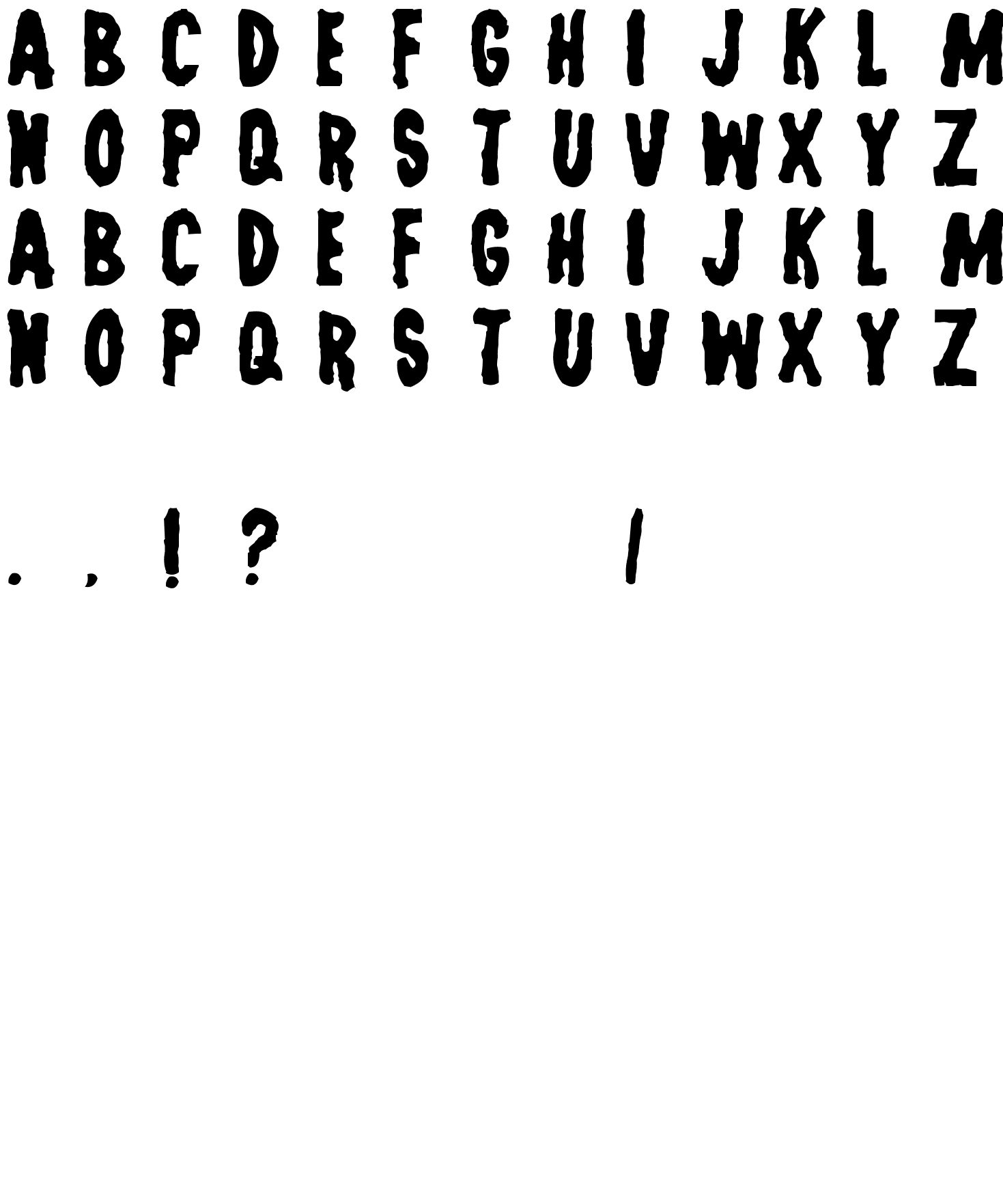 Шрифт Last Man on Earth