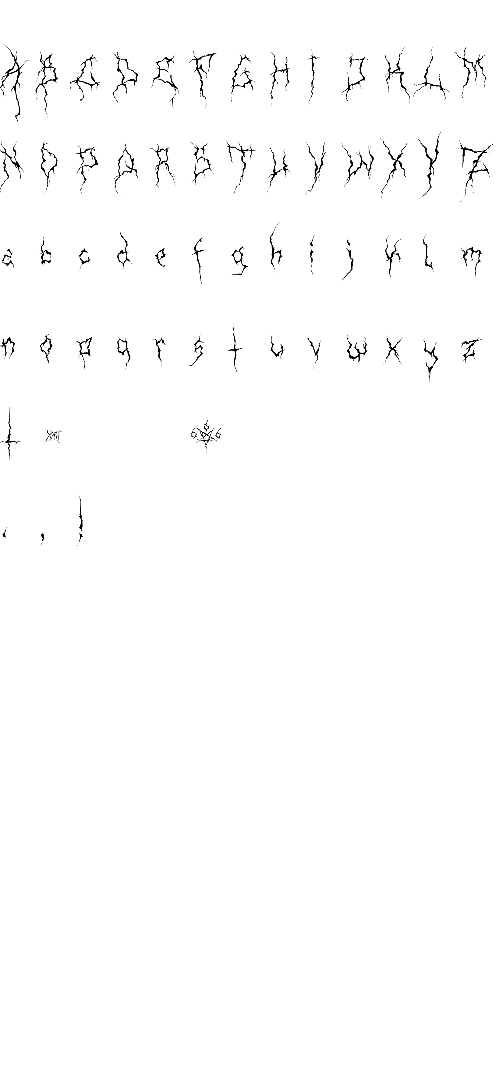 Шрифт XXII Ultimate-Black-Metal Fallen-Angel