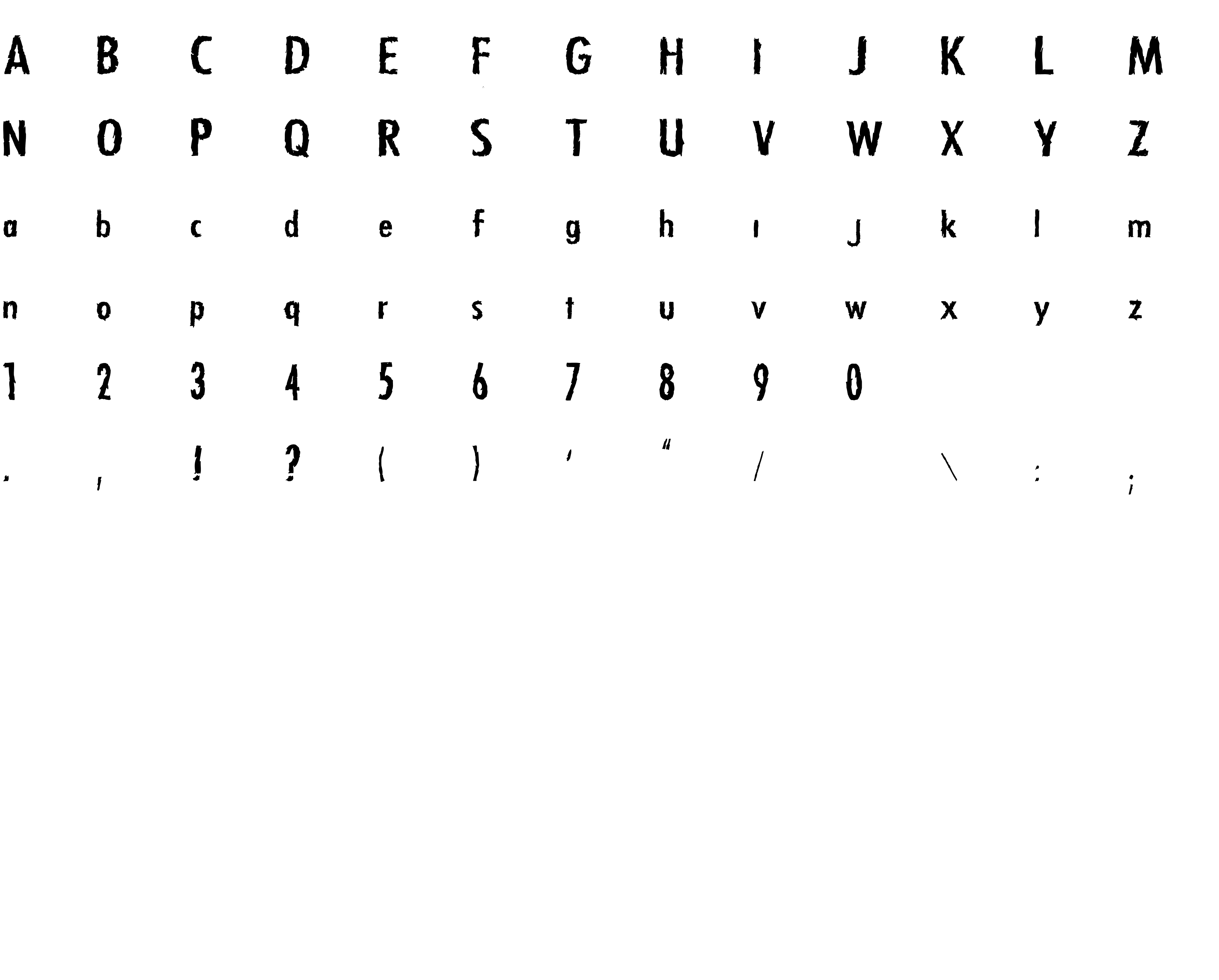 Шрифт Zfonts