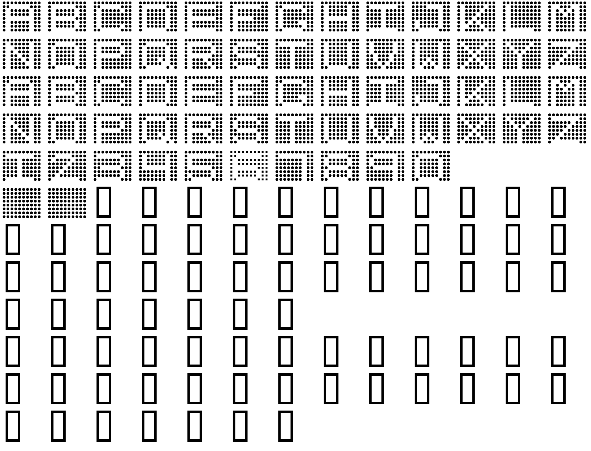 Шрифт 7inch Rounded