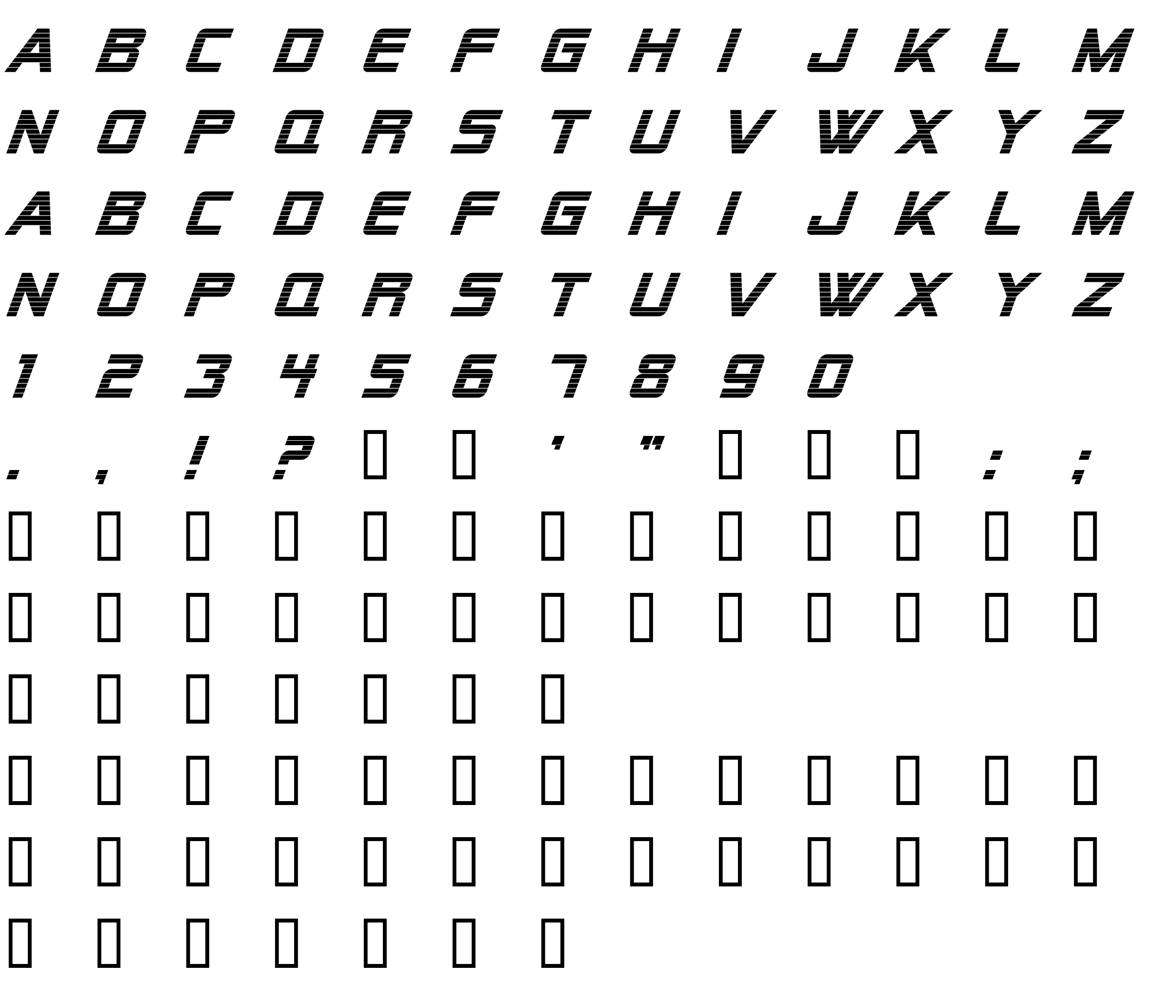 Шрифт Alien Encounters Bold Italic