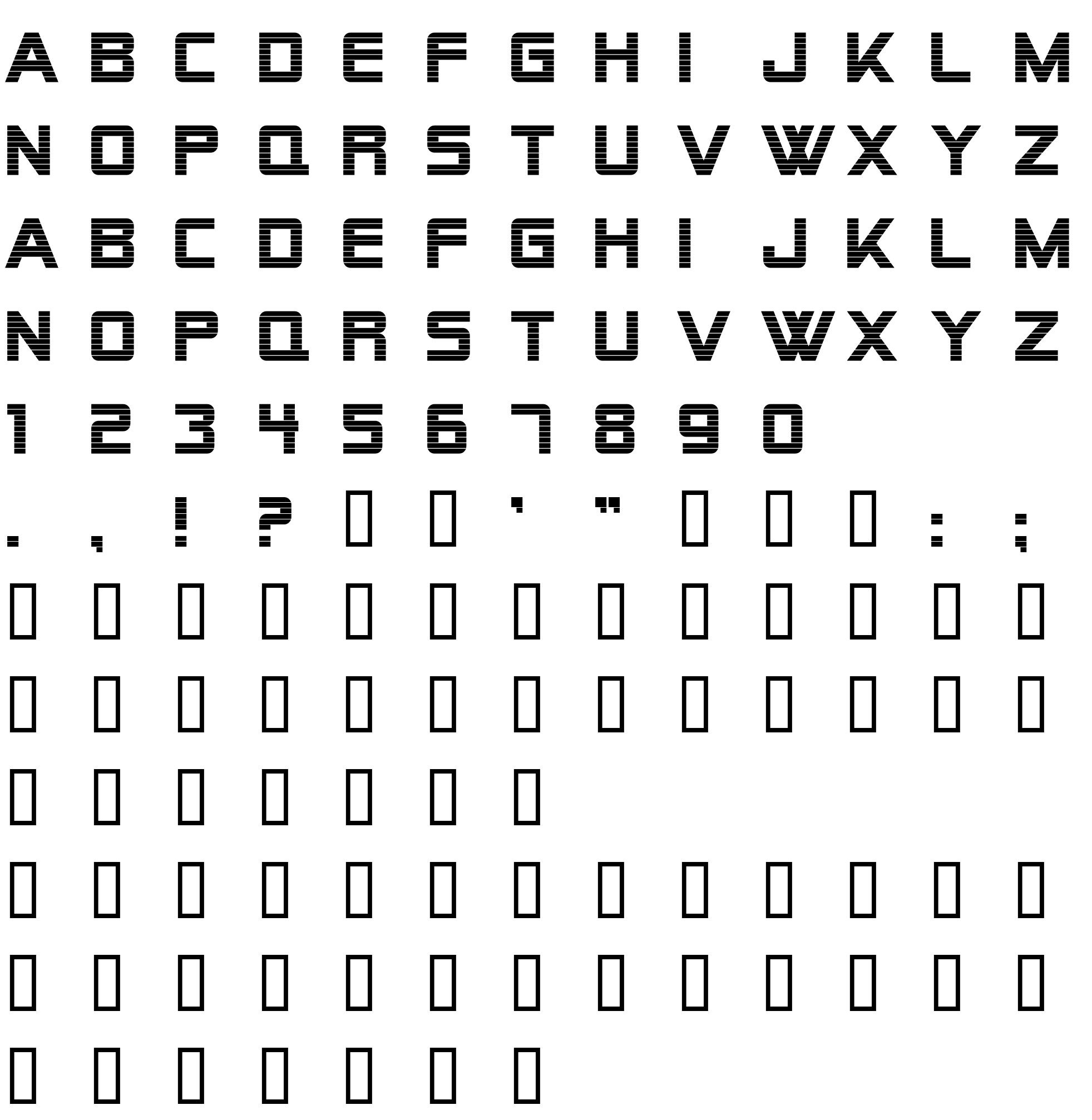 Шрифт Alien Encounters Bold