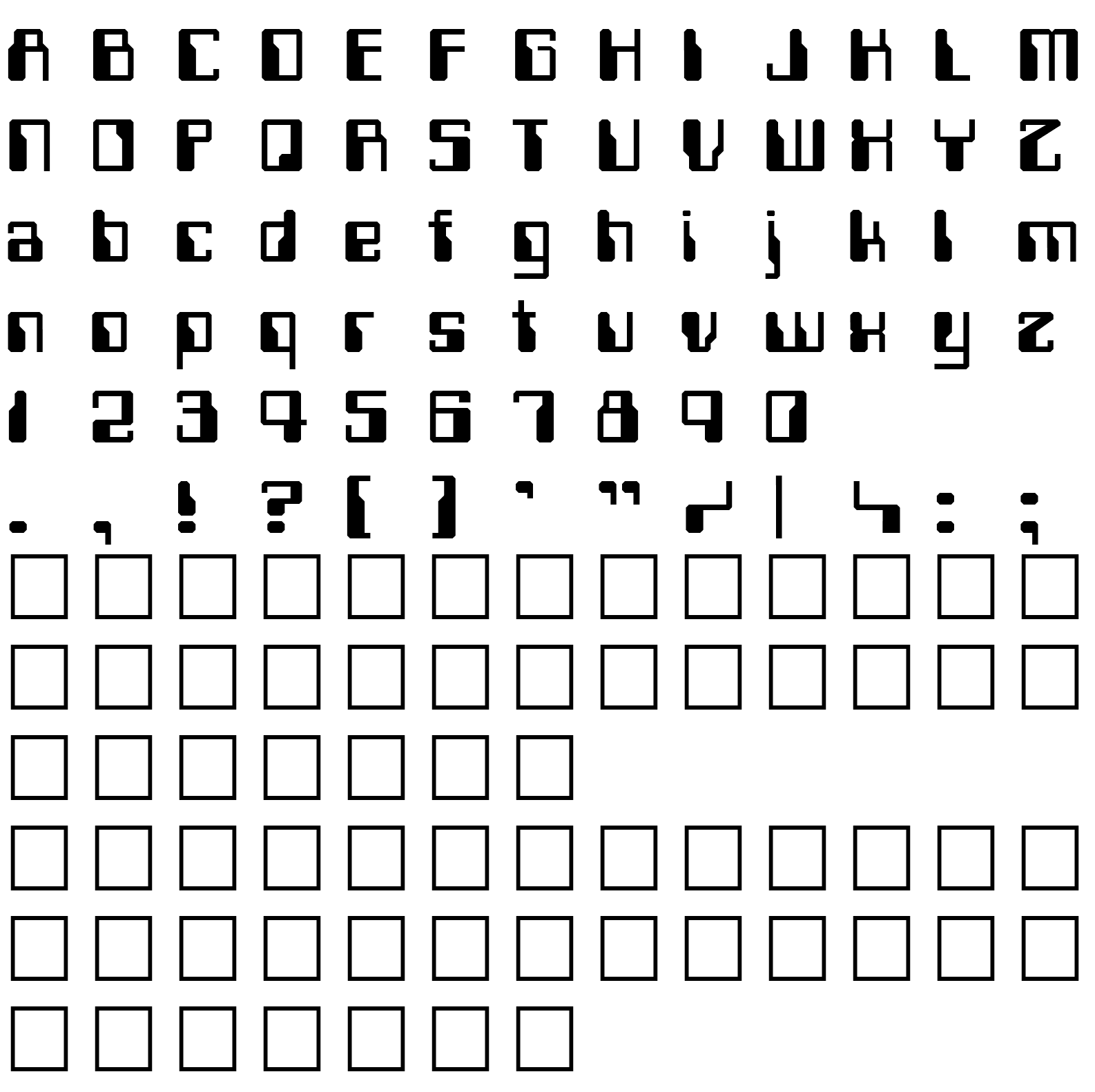 Шрифт Computerfont Regular